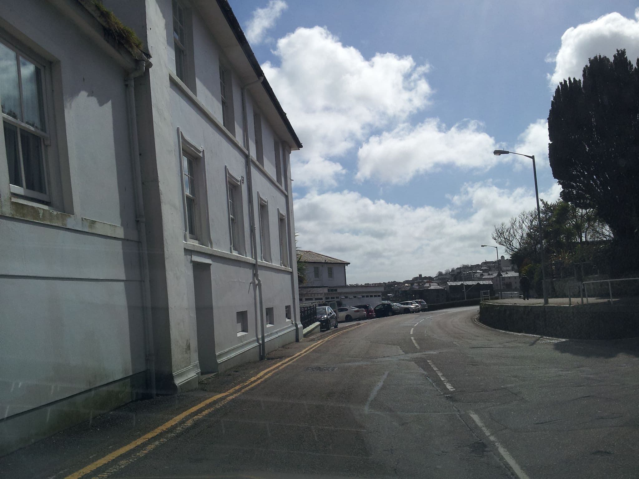 Street view near The Greenbank Hotel, Falmouth — © adam2 (CC BY-SA · Mapillary)