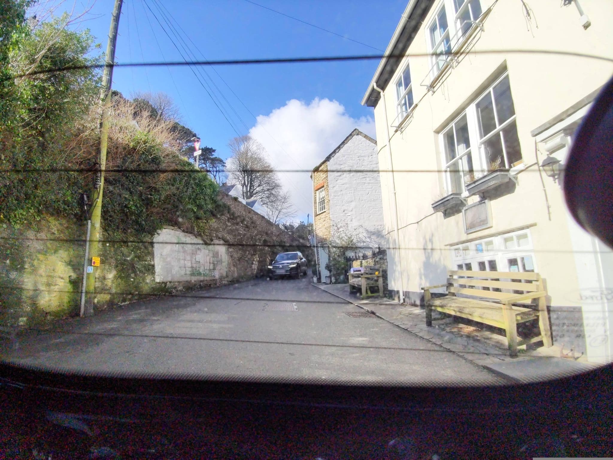 Street view near Safe Harbour Hotel, Fowey — © WaggyDog (CC BY-SA · Mapillary)