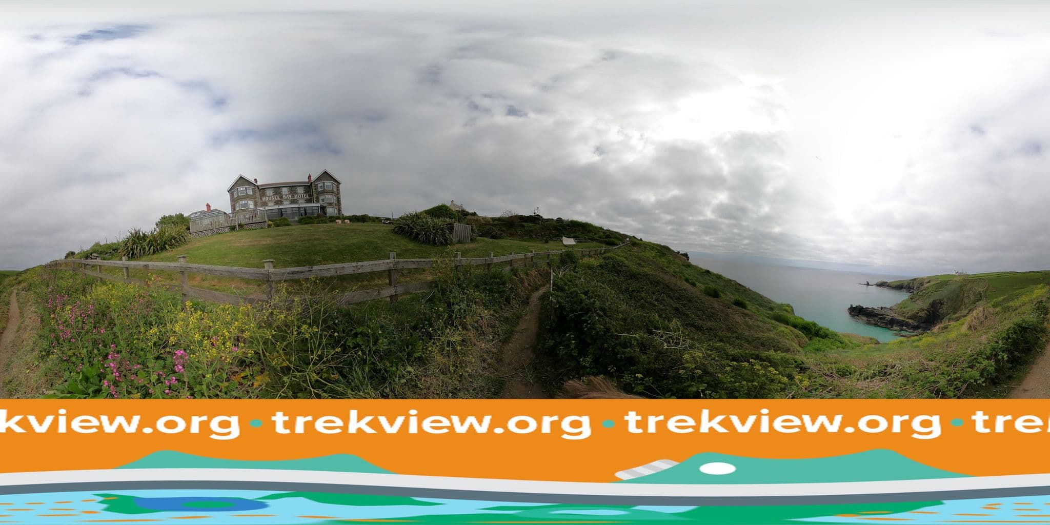 Street view near Mariners View Bed and Breakfast, Mullion — © trekviewed (CC BY-SA · Mapillary)