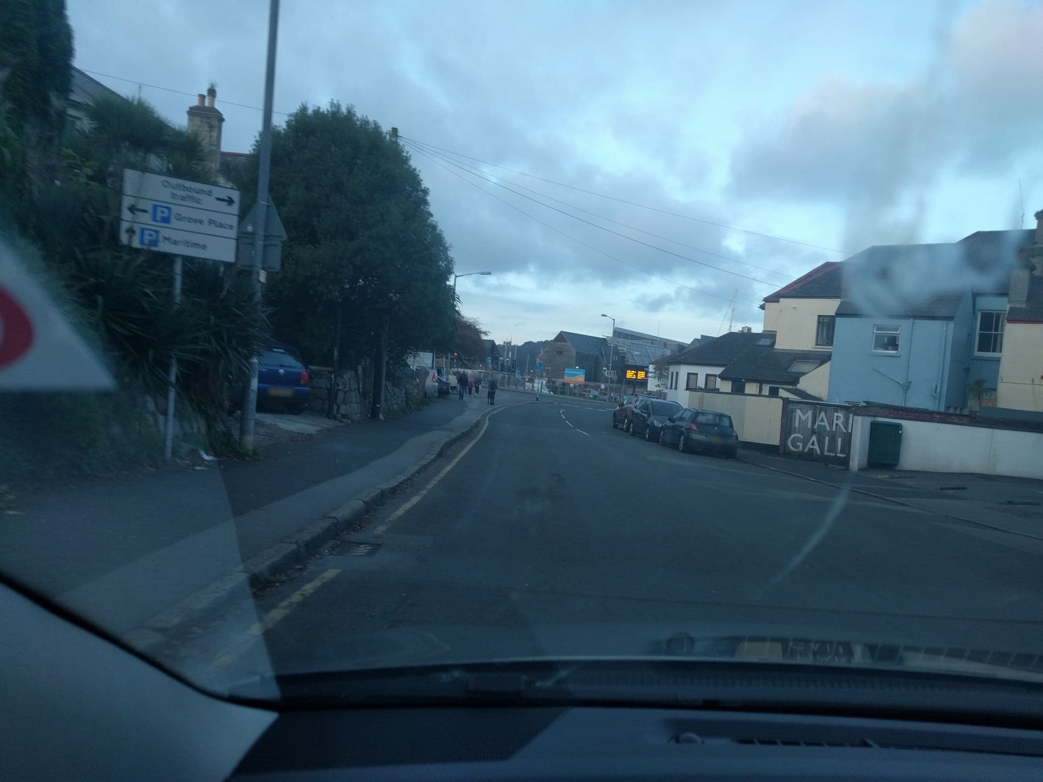 Street view near Trevoil Guest House, Falmouth — © ebel (CC BY-SA · Mapillary)