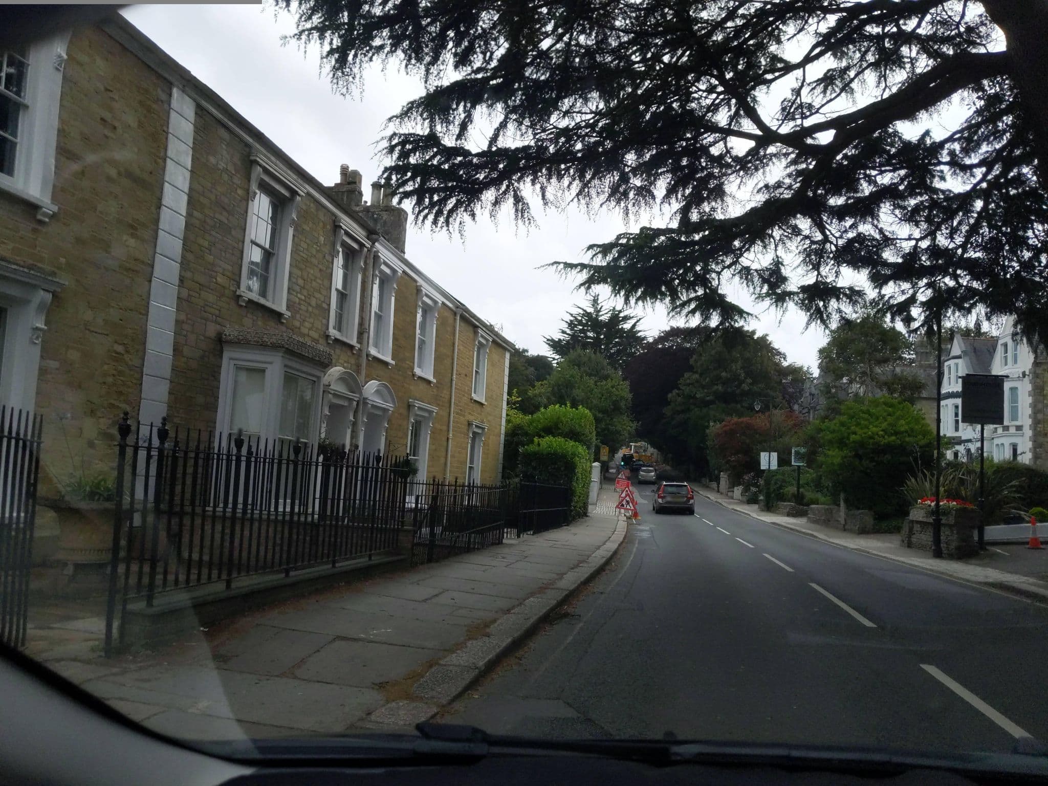 Street view near Truro Townhouse, Truro — © WaggyDog (CC BY-SA · Mapillary)