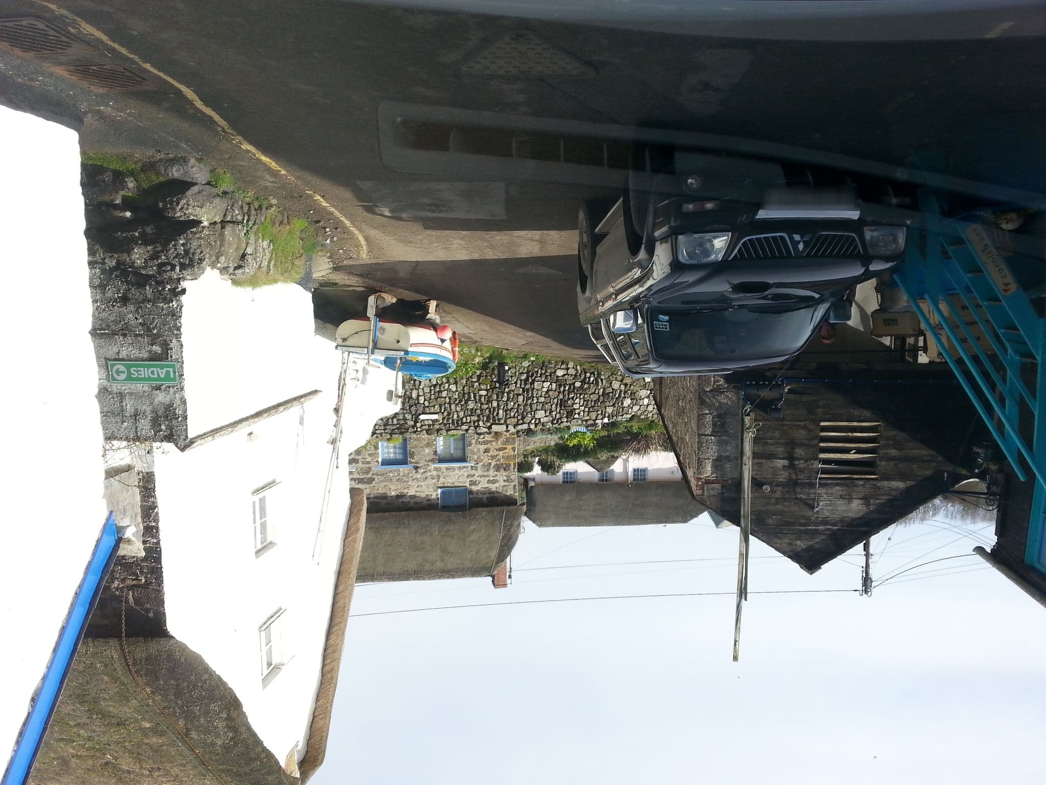 Street view near Dummers Loft, Mullion — © adam2 (CC BY-SA · Mapillary)