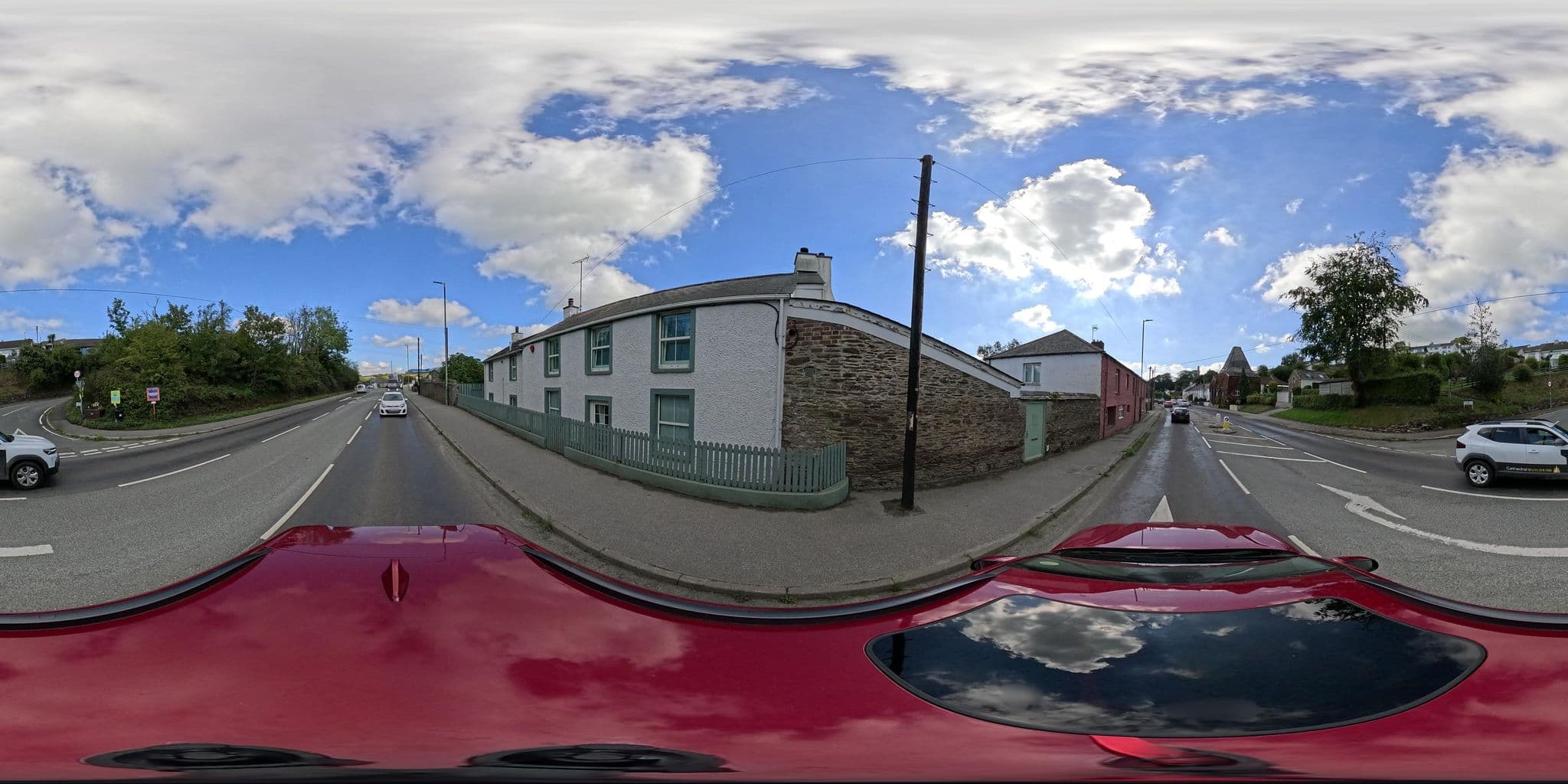 Street view near St Erme Riverbank Cottage, Probus — © southglos (CC BY-SA · Mapillary)