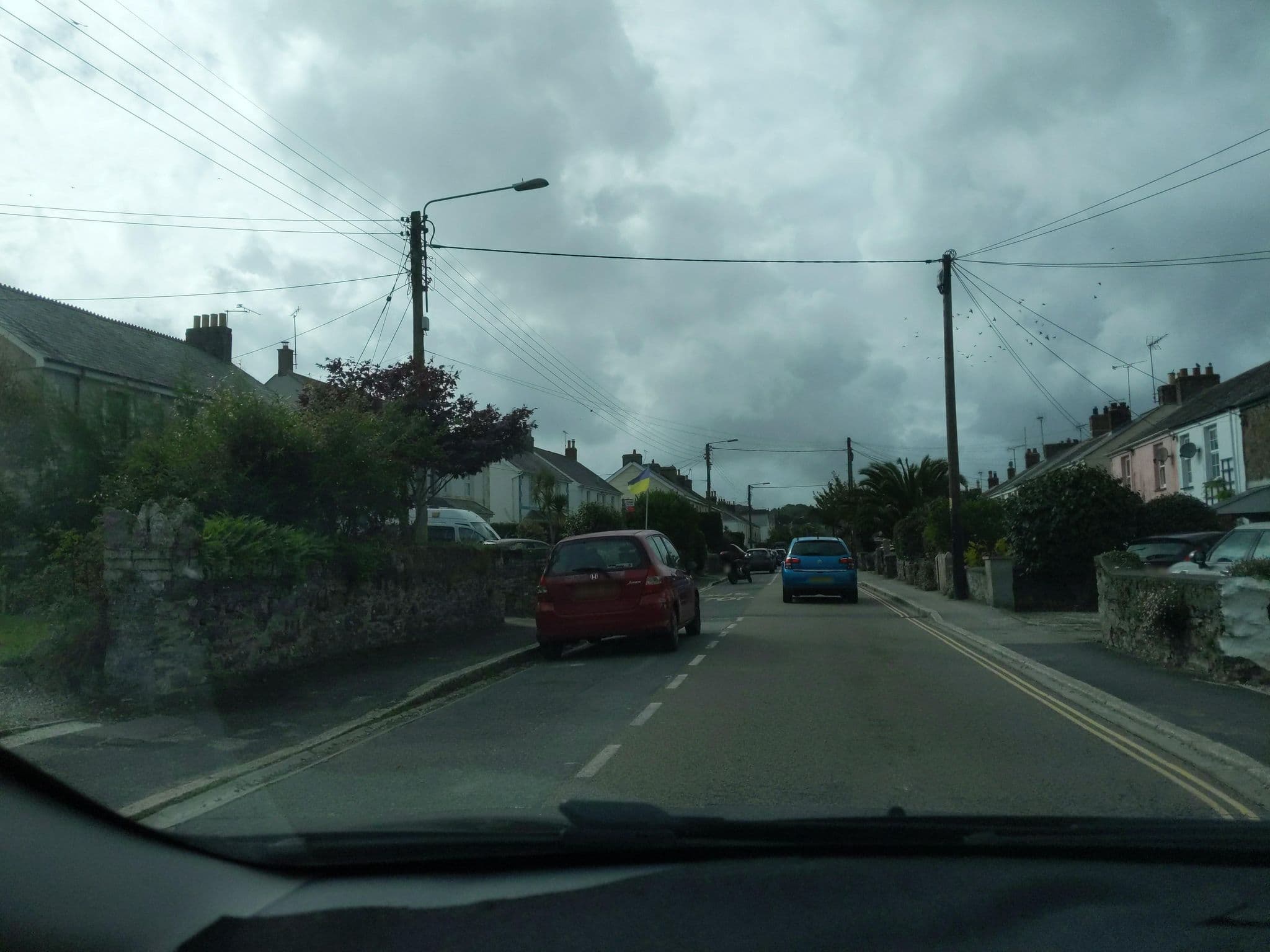 Street view near Roseland Observatory, Par — © WaggyDog (CC BY-SA · Mapillary)