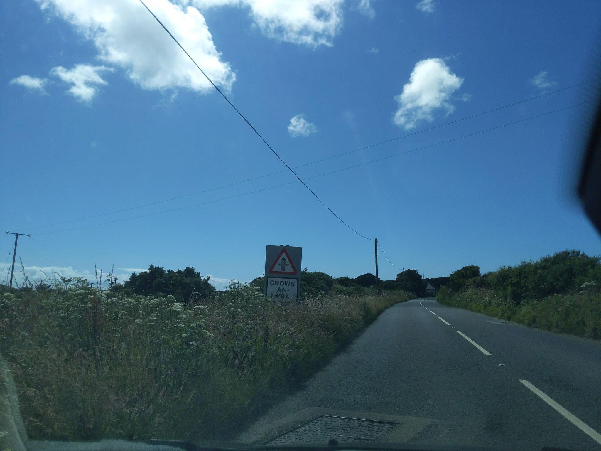Street view near crows an wra penzance, St Just — © WaggyDog (CC BY-SA · Mapillary)