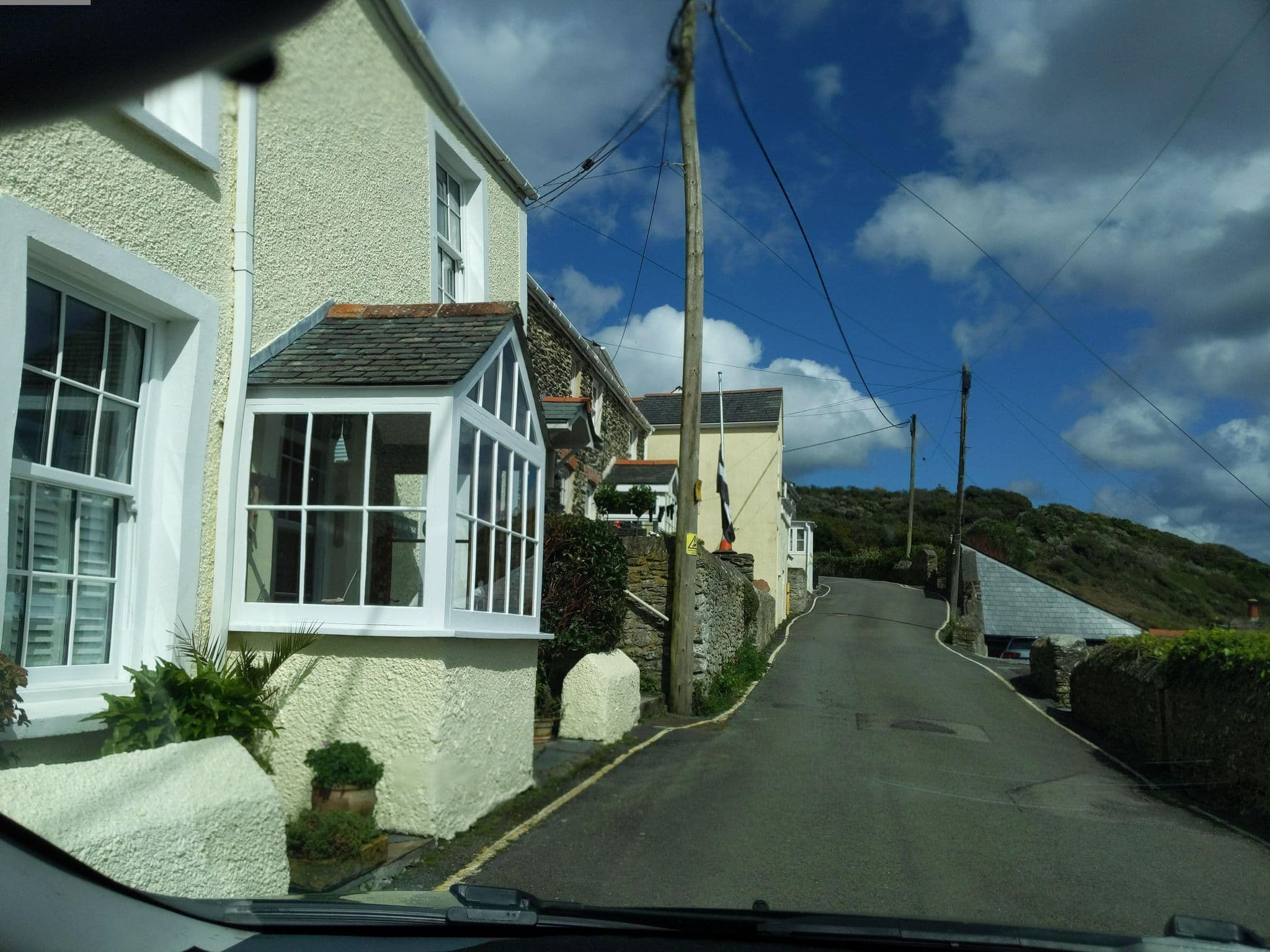 Street view near Lugger Hotel ‘A Bespoke Hotel’, Portscatho — © WaggyDog (CC BY-SA · Mapillary)