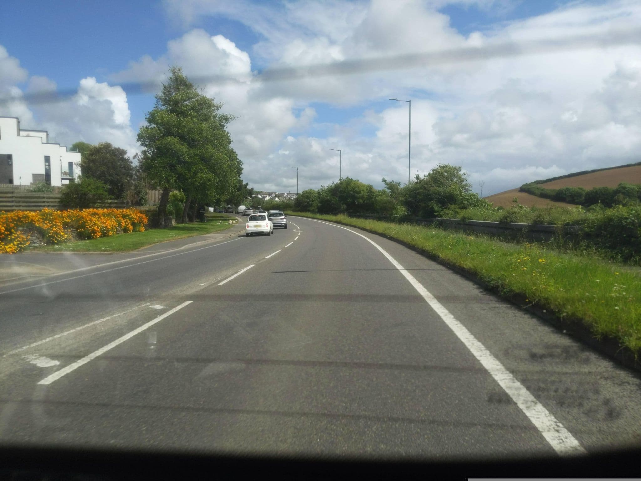 Street view near Woodgrove Lodge, Newquay — © WaggyDog (CC BY-SA · Mapillary)