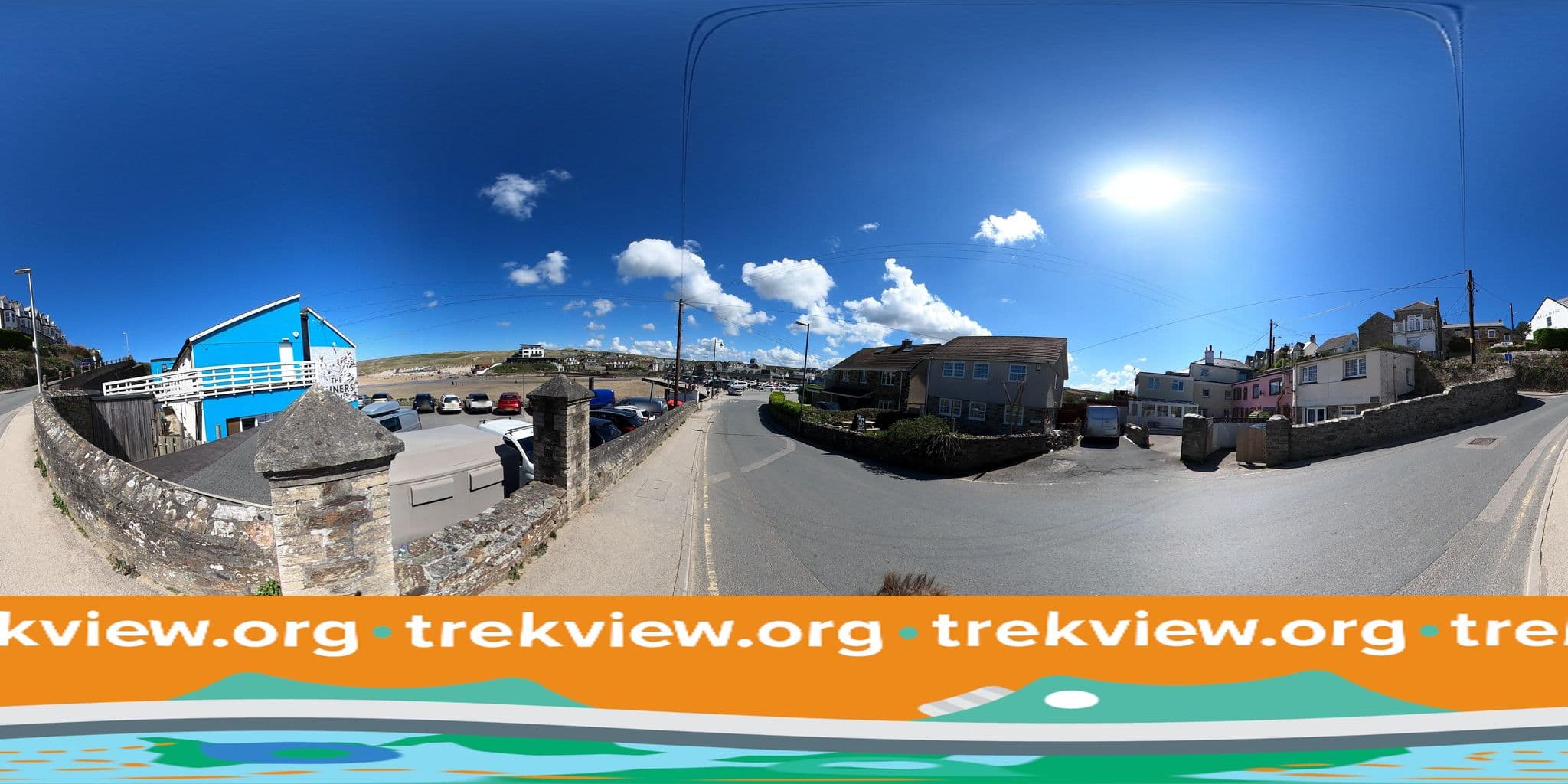 Street view near Burrells Beachside Properties, Perranporth — © trekviewed (CC BY-SA · Mapillary)