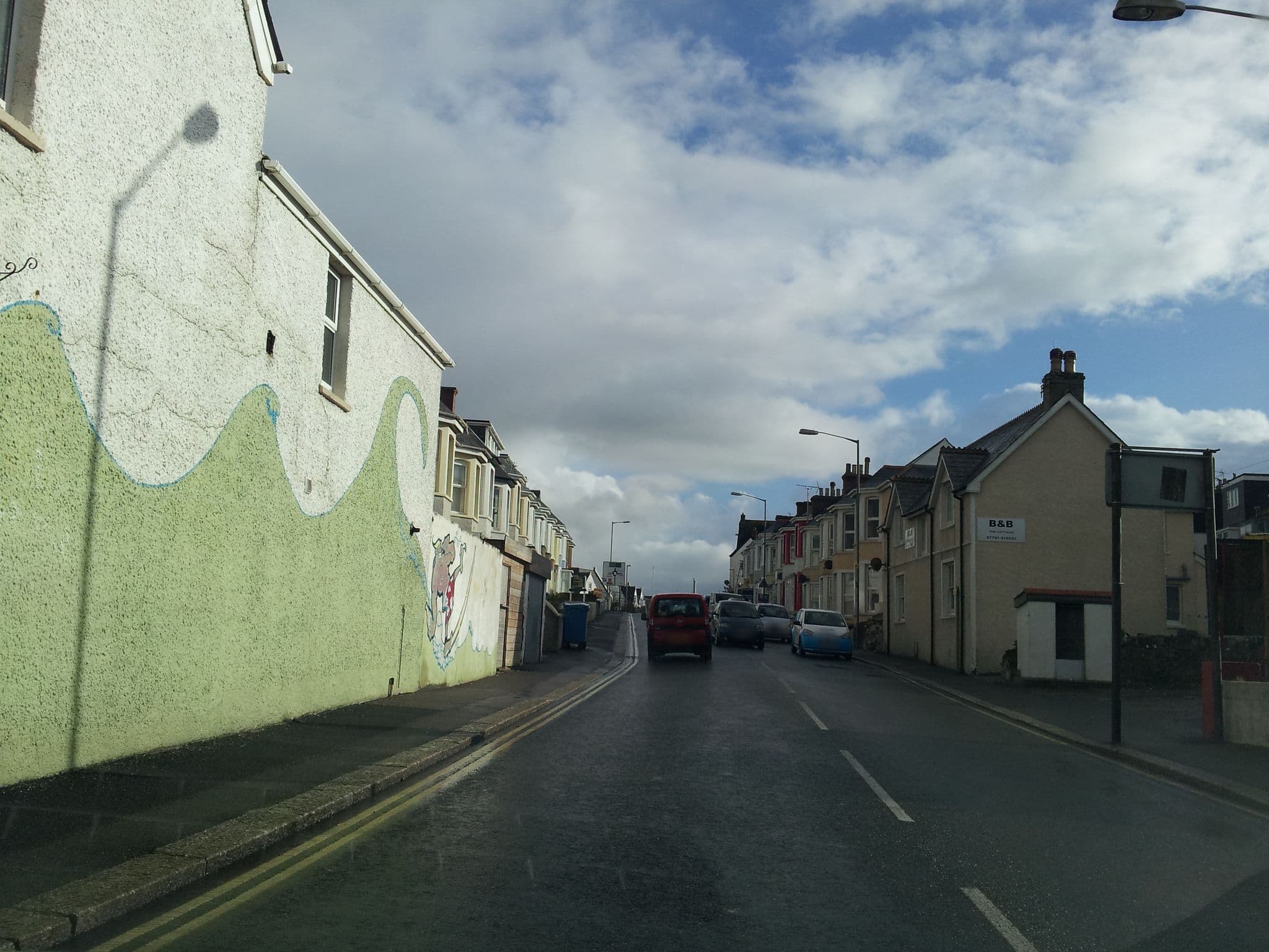 Street view near The Cottage Guest House, Newquay — © adam2 (CC BY-SA · Mapillary)