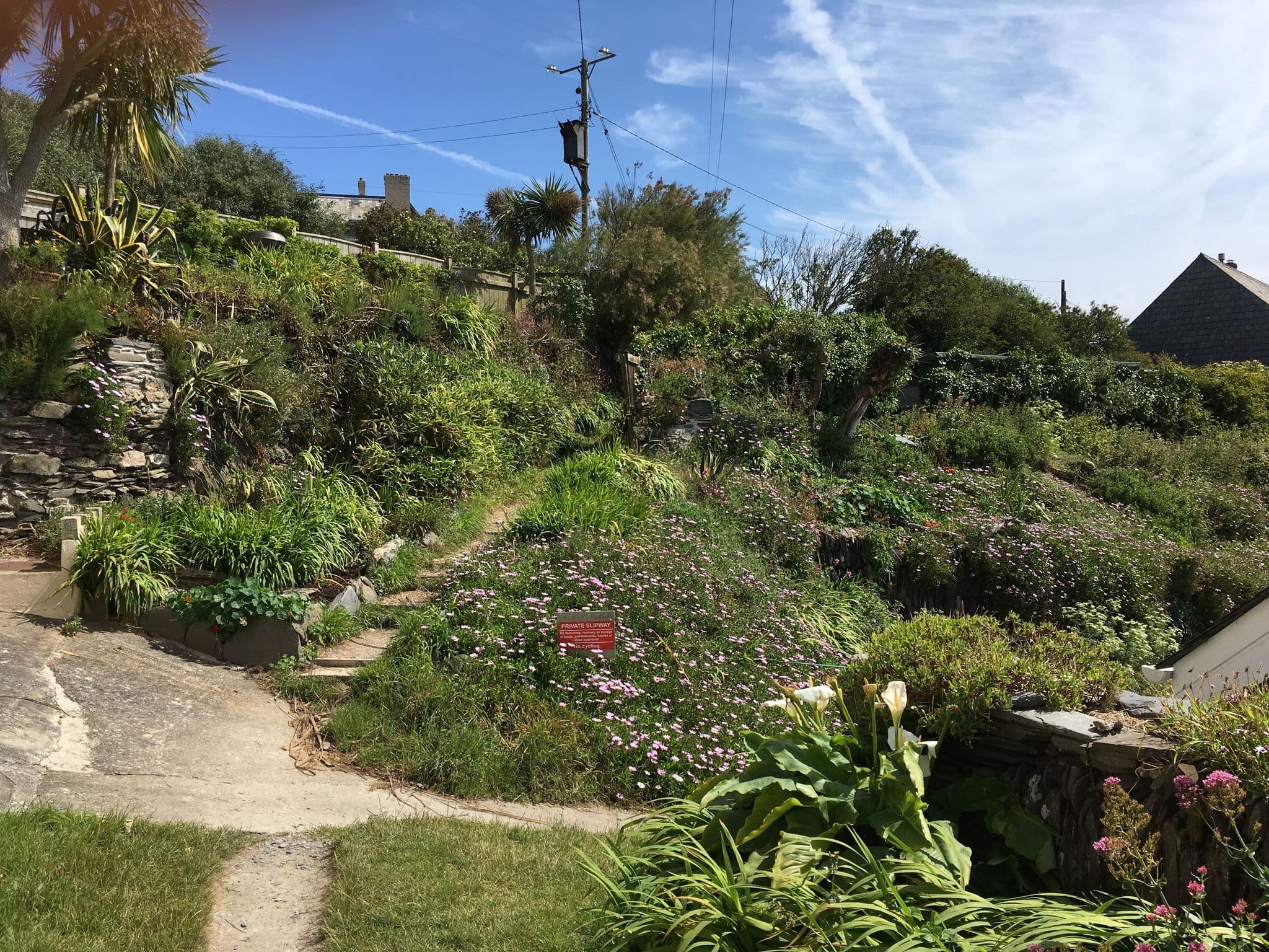 Street view near Lellizzick Farmhouse Bed and Breakfast, Polzeath — © geow (CC BY-SA · Mapillary)