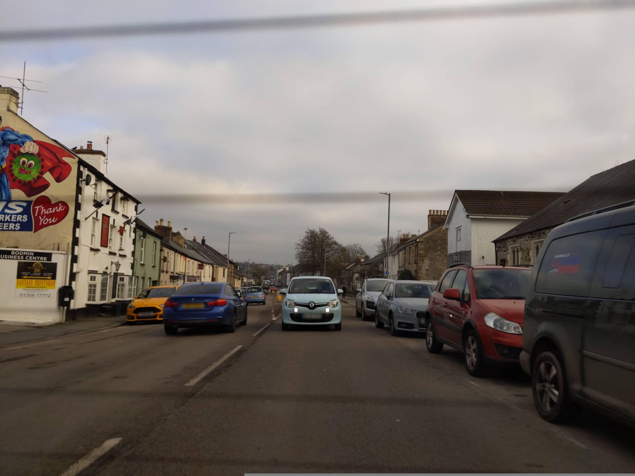 Street view near Casi Casa Hotel, Bodmin — © WaggyDog (CC BY-SA · Mapillary)