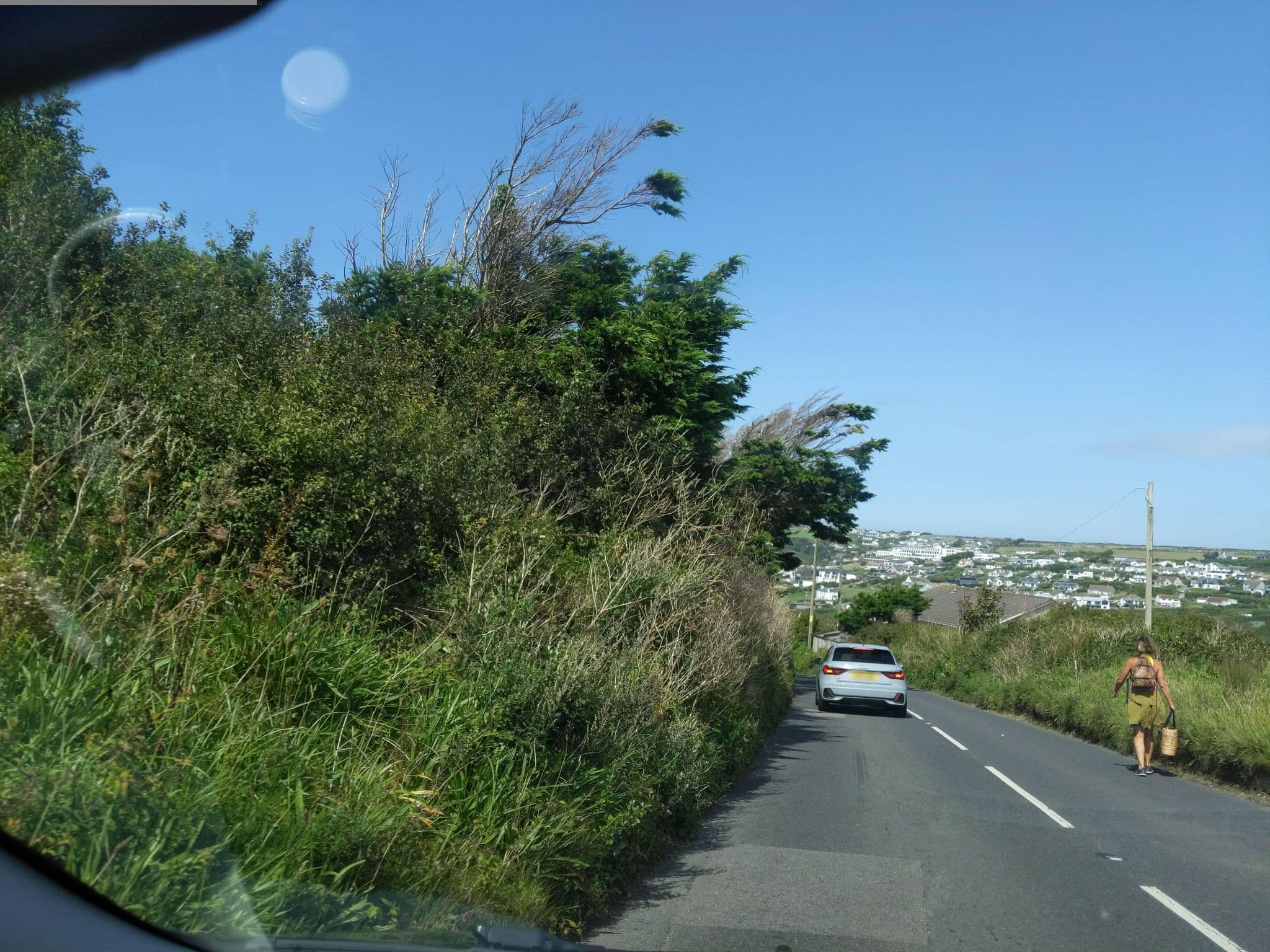 Street view near Bre-Pen Farm, Newquay — © WaggyDog (CC BY-SA · Mapillary)