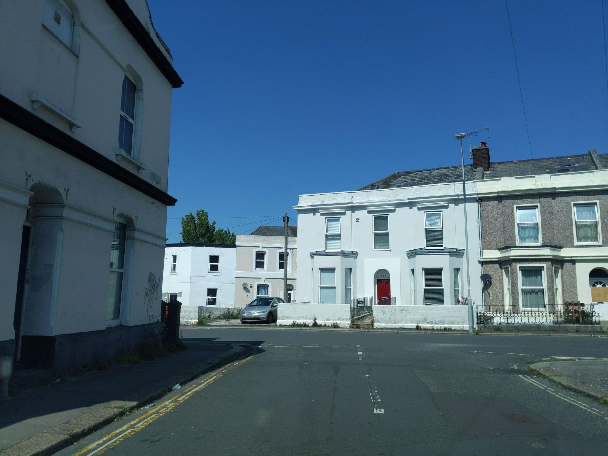 Street view near Station House, Plymouth — © WaggyDog (CC BY-SA · Mapillary)