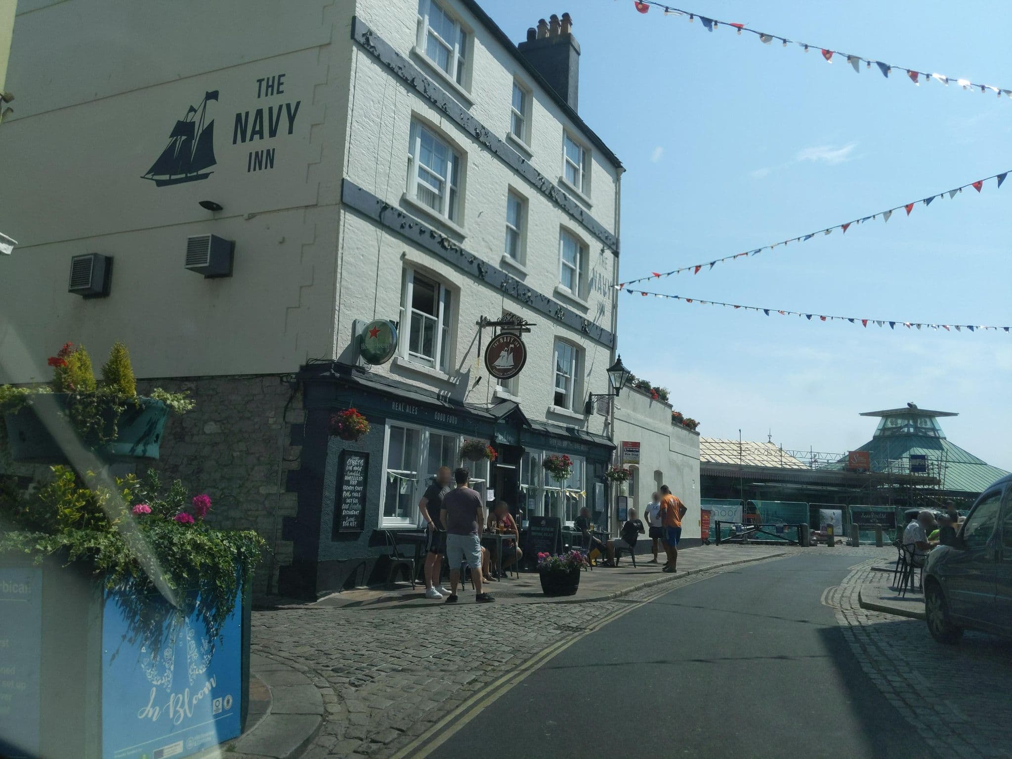 Street view near The Barbican Apartments, Plymouth — © WaggyDog (CC BY-SA · Mapillary)