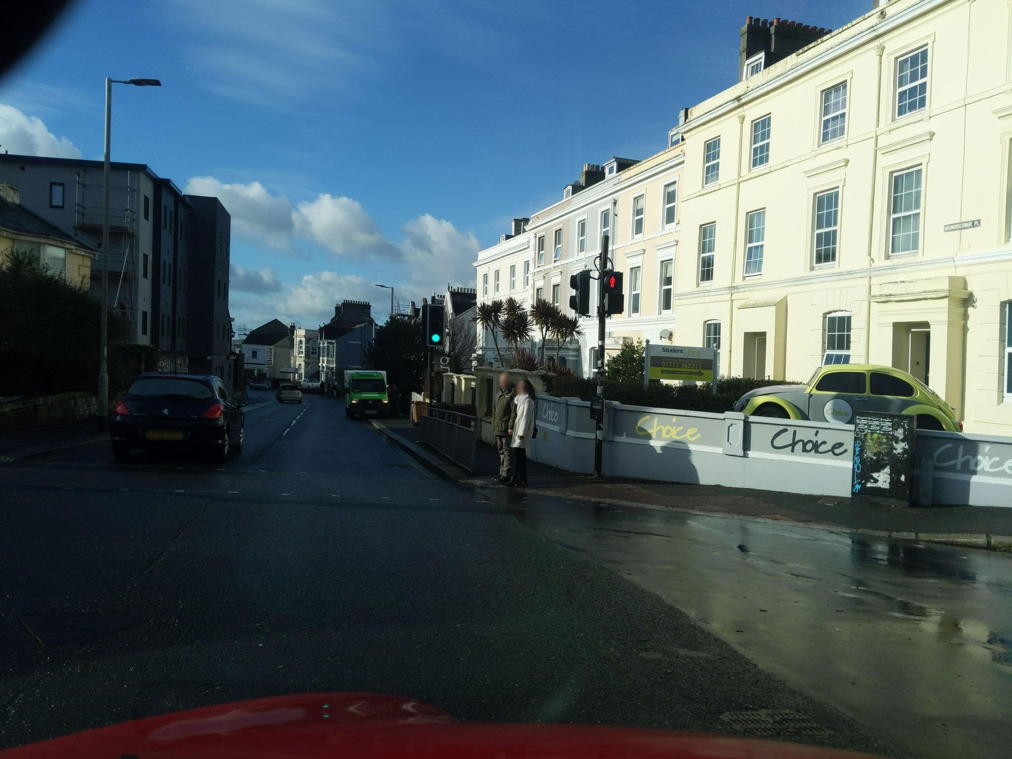 Street view near Victoria Court Hotel, Plymouth — © WaggyDog (CC BY-SA · Mapillary)