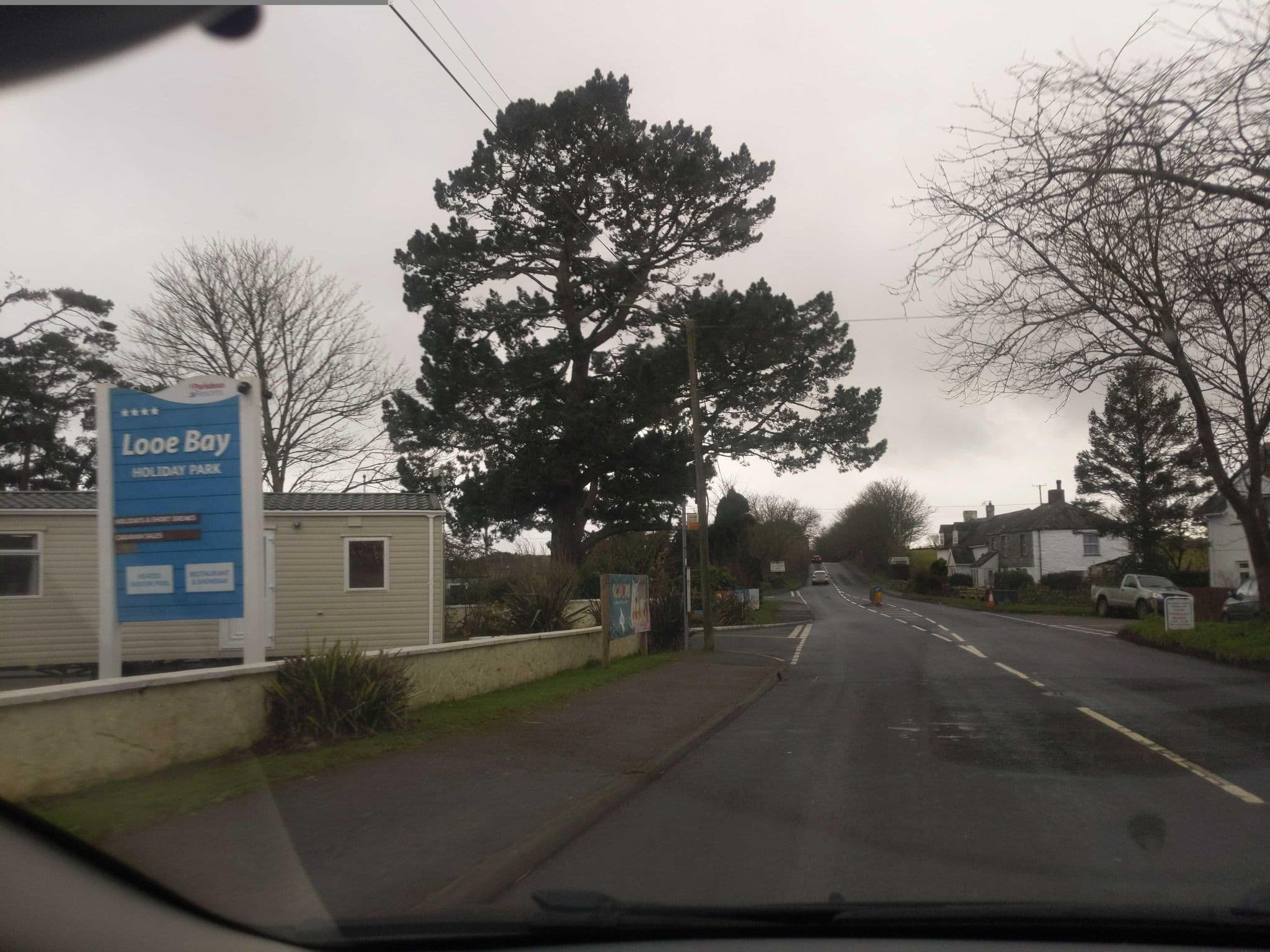 Street view near Looe Bay Holiday Park, Looe — © WaggyDog (CC BY-SA · Mapillary)