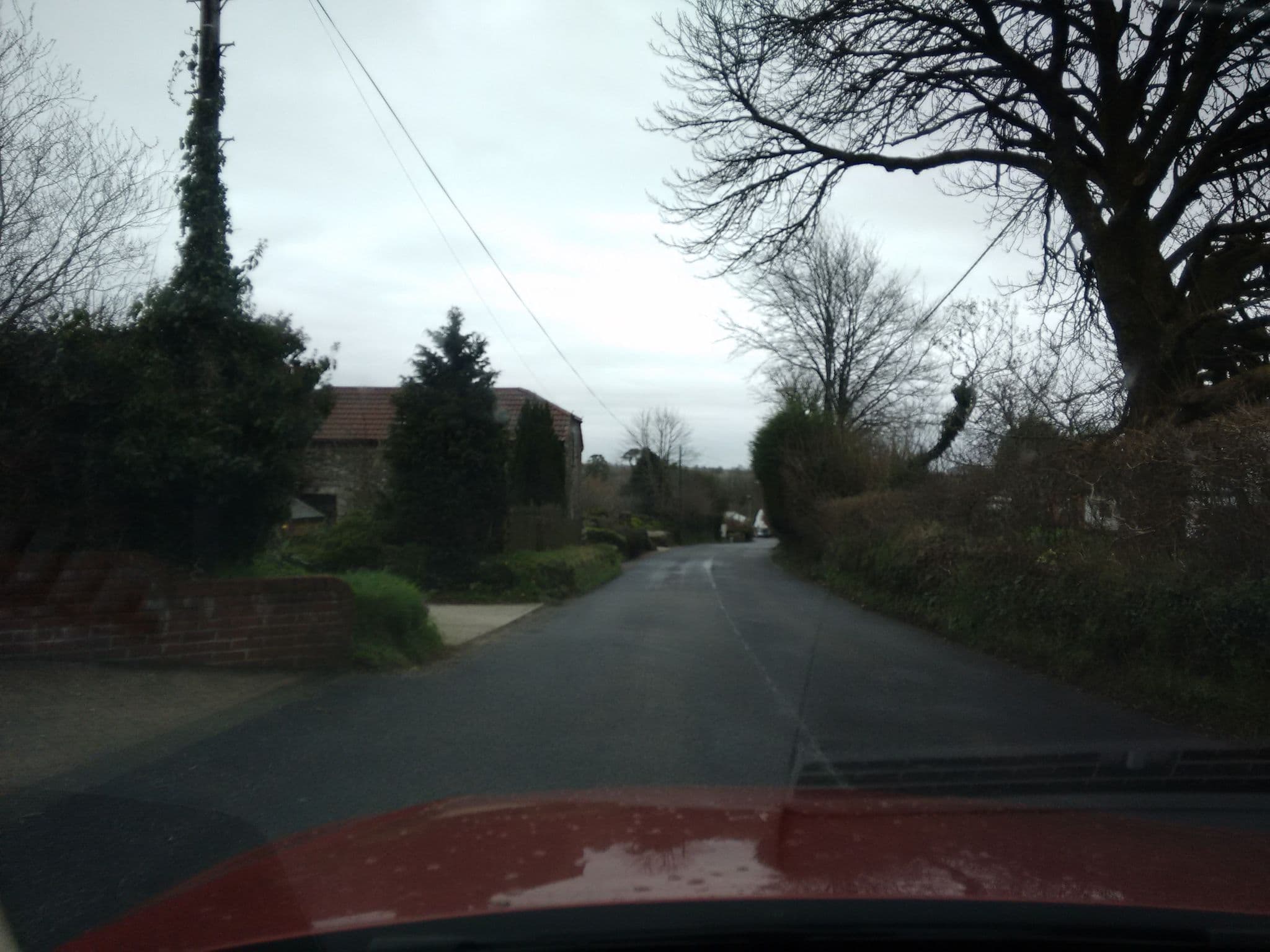 Street view near Coombe Wood Lodge, Tavistock — © rob (CC BY-SA · Mapillary)