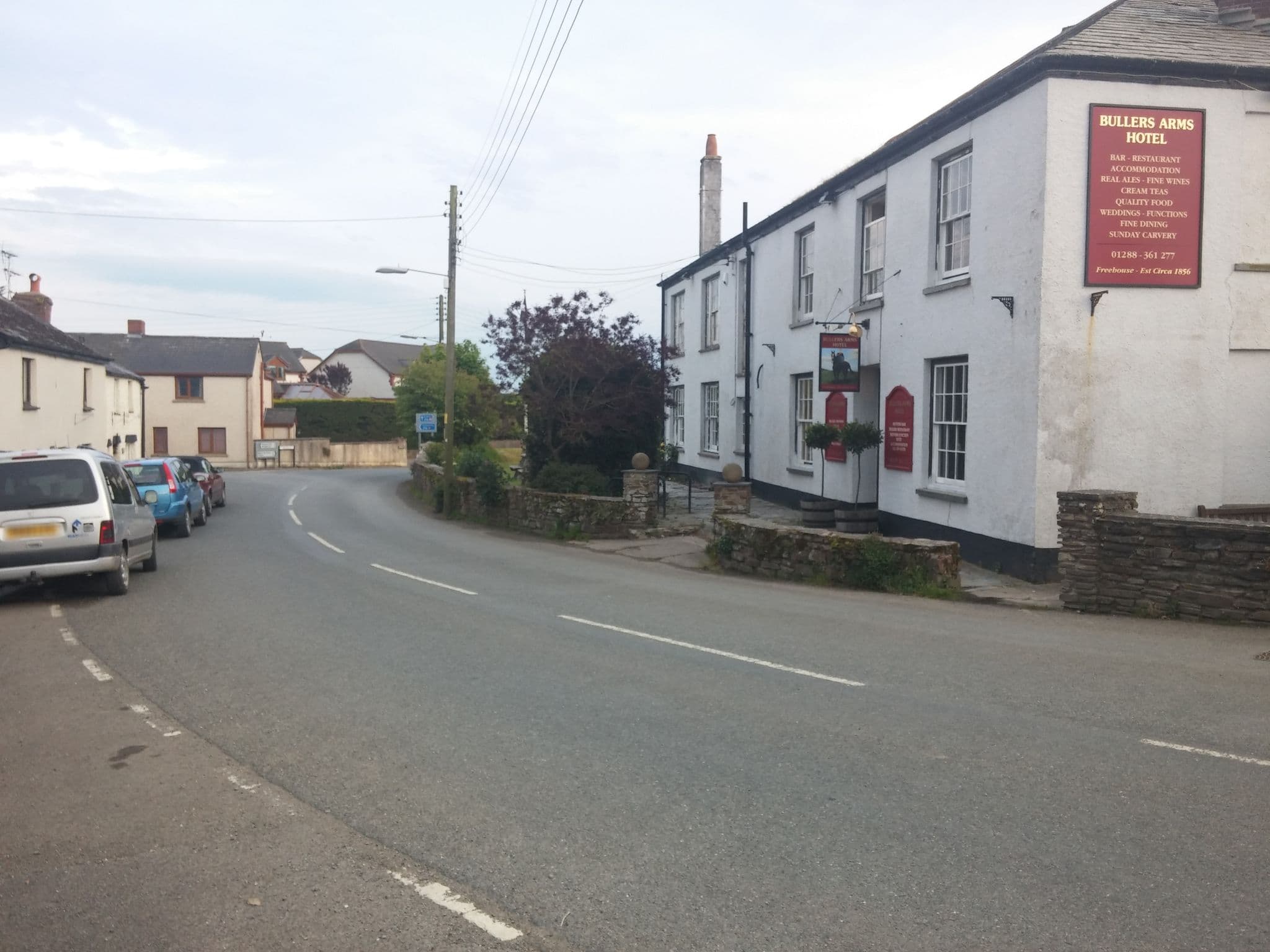 Street view near Bullers Arms Hotel, Bude — © danielgwj (CC BY-SA · Mapillary)