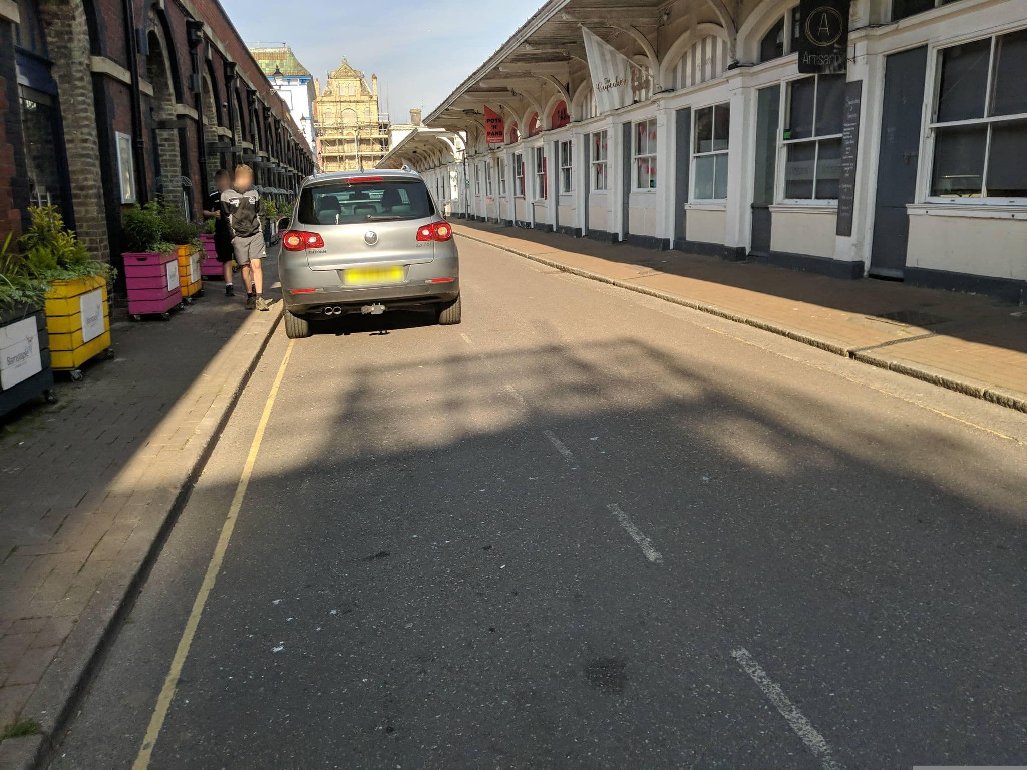 Street view near The Royal Hotel, Barnstaple — © WaggyDog (CC BY-SA · Mapillary)