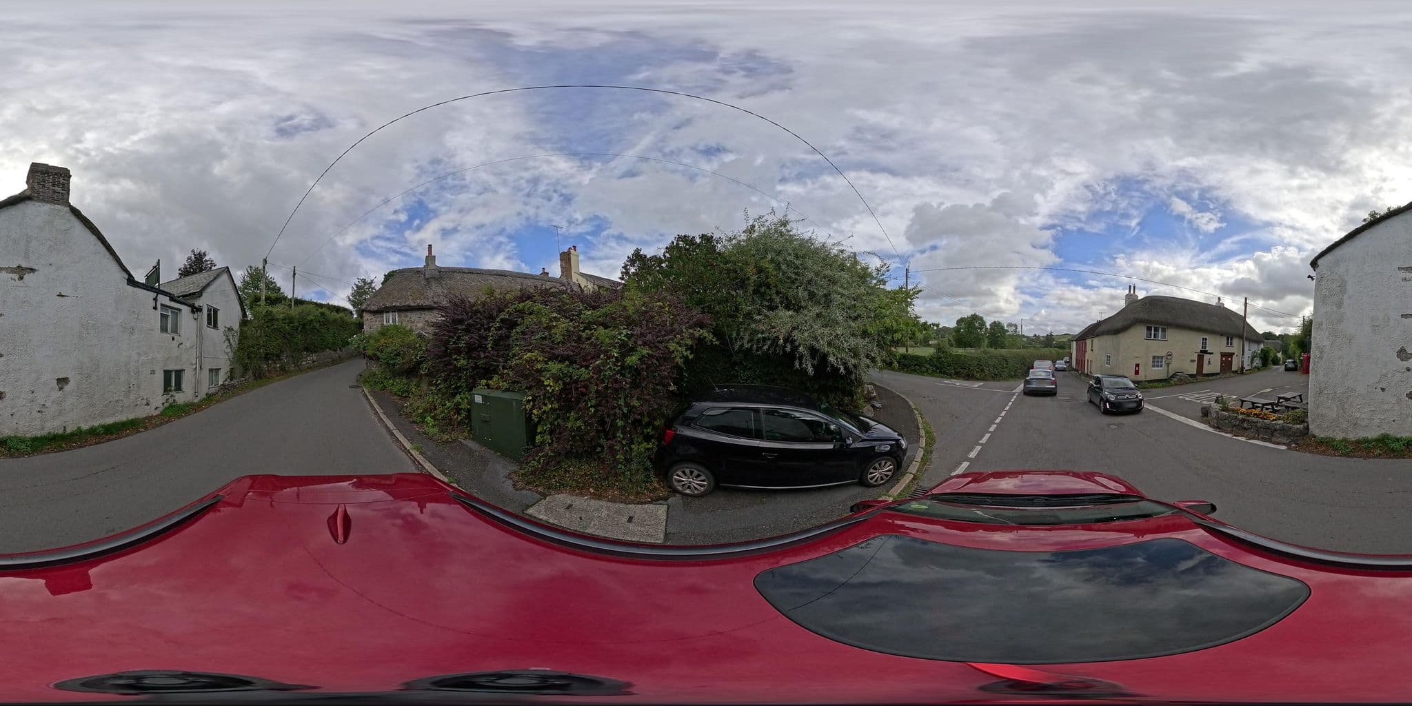 Street view near Parford Well, Chagford — © southglos (CC BY-SA · Mapillary)