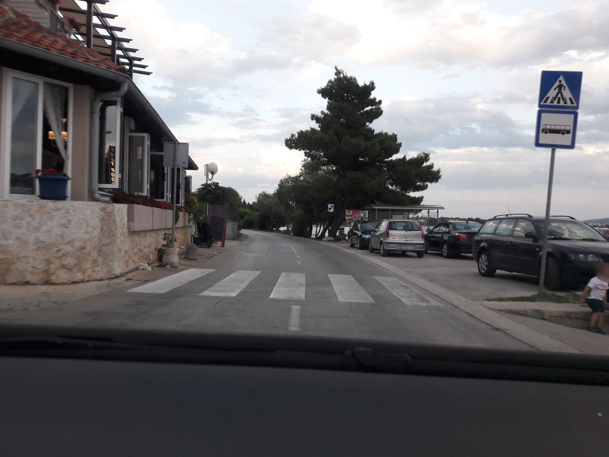 Street view near Hotel Delfin, Zadar