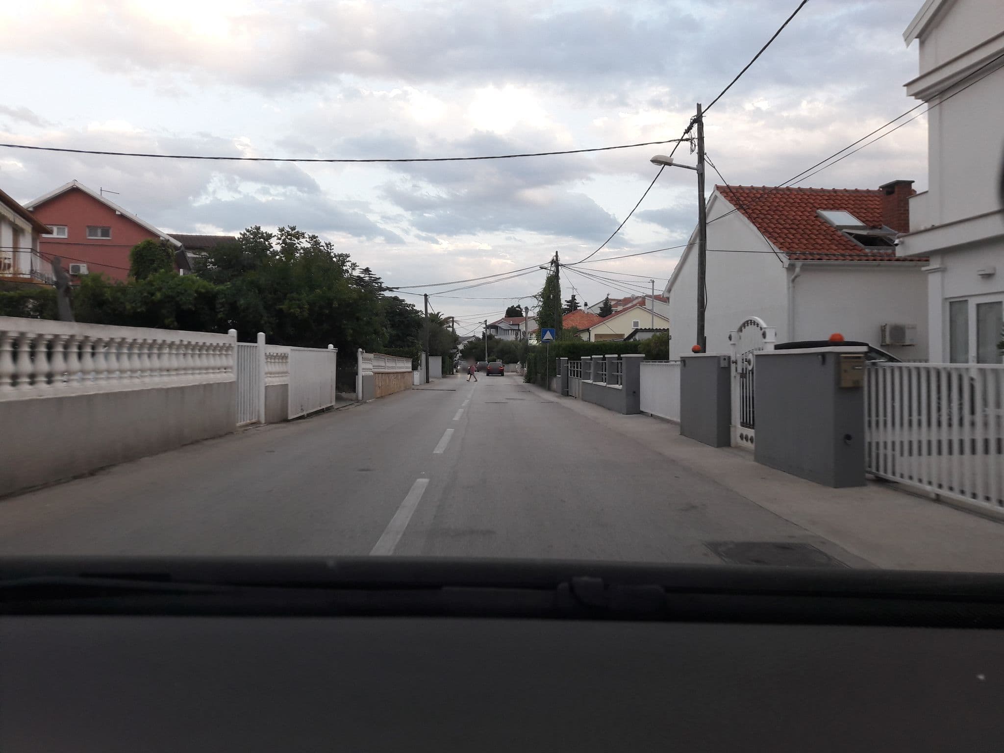 Street view near Villa Triana, Zadar