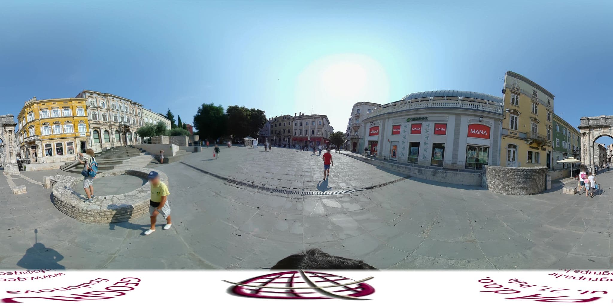 Street view near Hostel Joyce, Pula — © dinodim (CC BY-SA · Mapillary)
