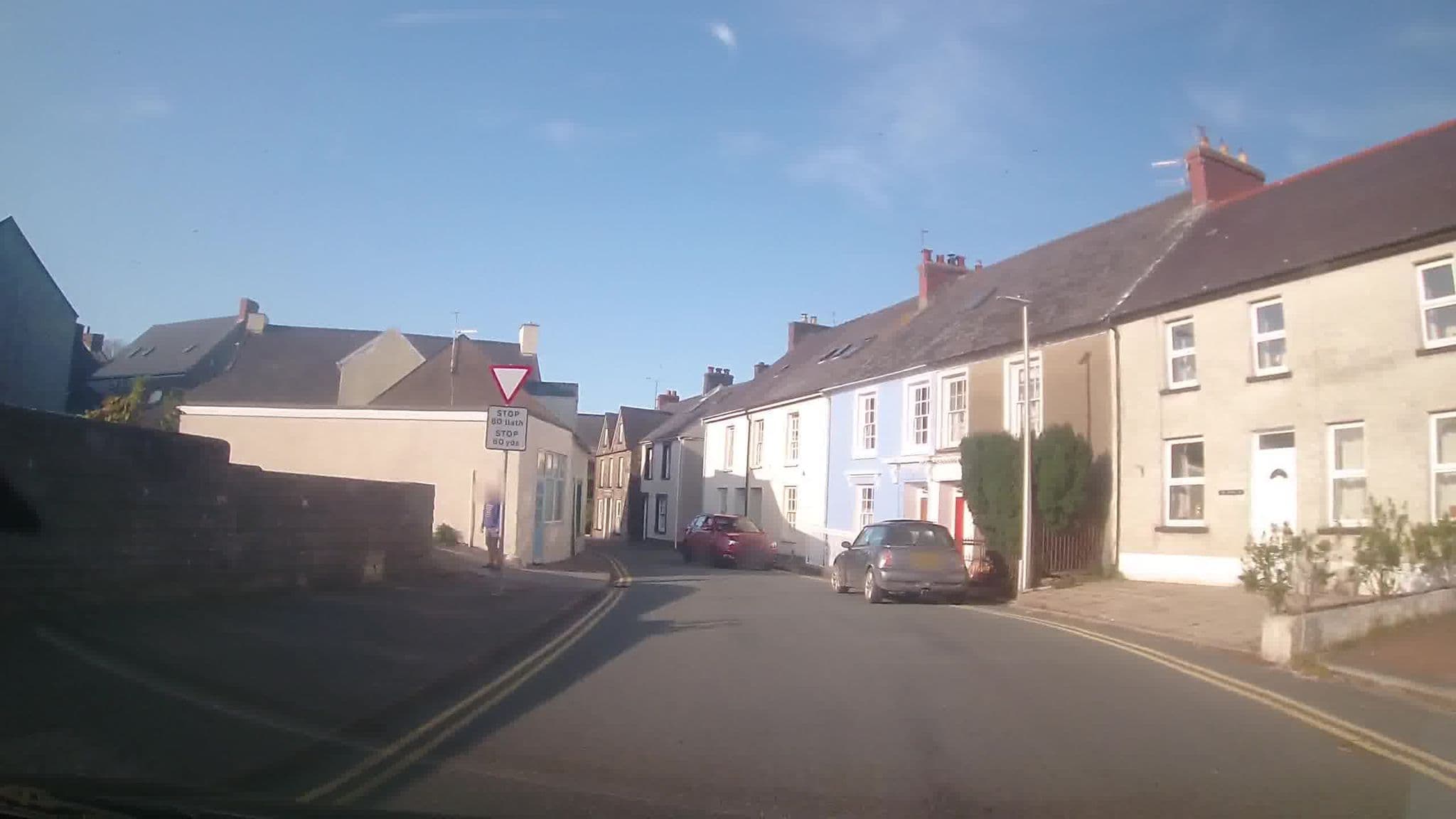 Street view near Character Cottages of St.Davids, Pembrokeshire, Fishguard — © trigpoint (CC BY-SA · Mapillary)