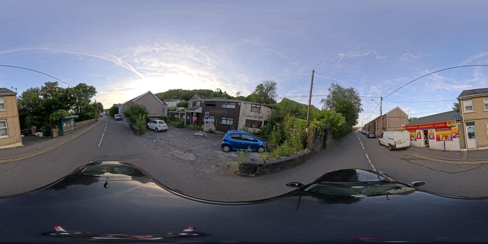Street view near Cwmshon Cottages, Ystalyfera — © MarksMap (CC BY-SA · Mapillary)