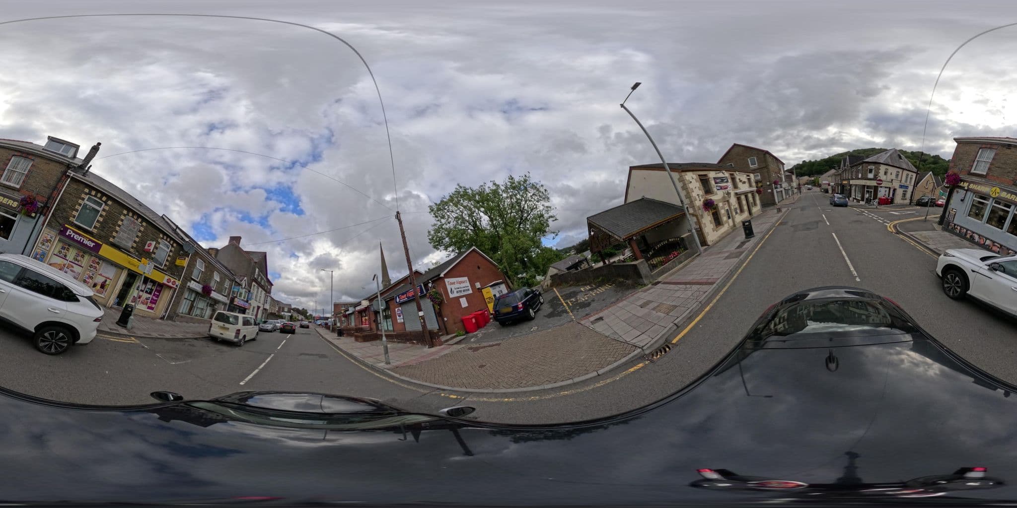 Street view near The Castle Hotel, Clydach — © MarksMap (CC BY-SA · Mapillary)