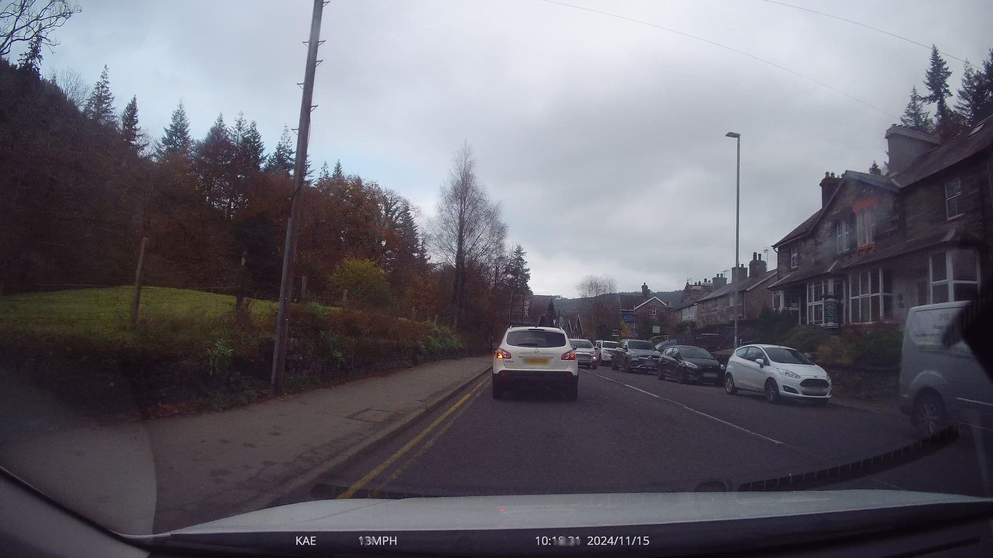 Street view near Llugwy Cottage, Betws-y-Coed — © lamaar639 (CC BY-SA · Mapillary)