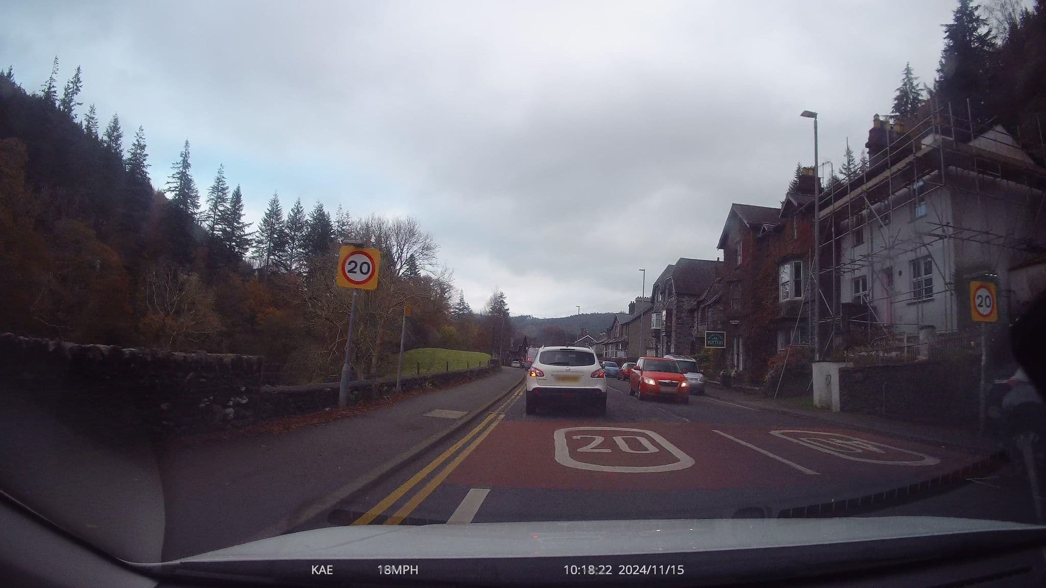 Street view near Glan Llugwy Guest House, Betws-y-Coed — © lamaar639 (CC BY-SA · Mapillary)