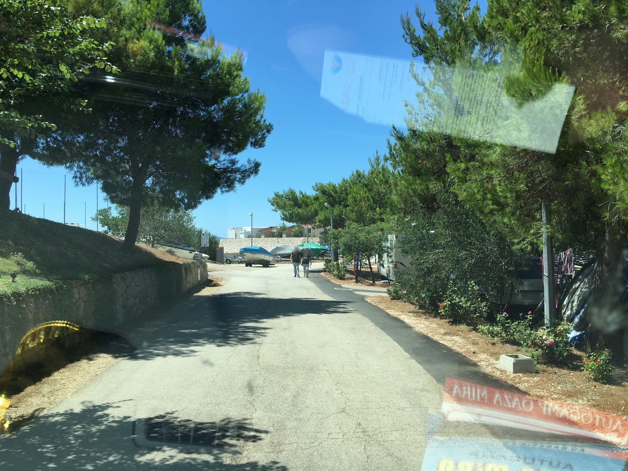 Street view near Camp Oaza Mira, Pakoštane — © kgvx (CC BY-SA · Mapillary)