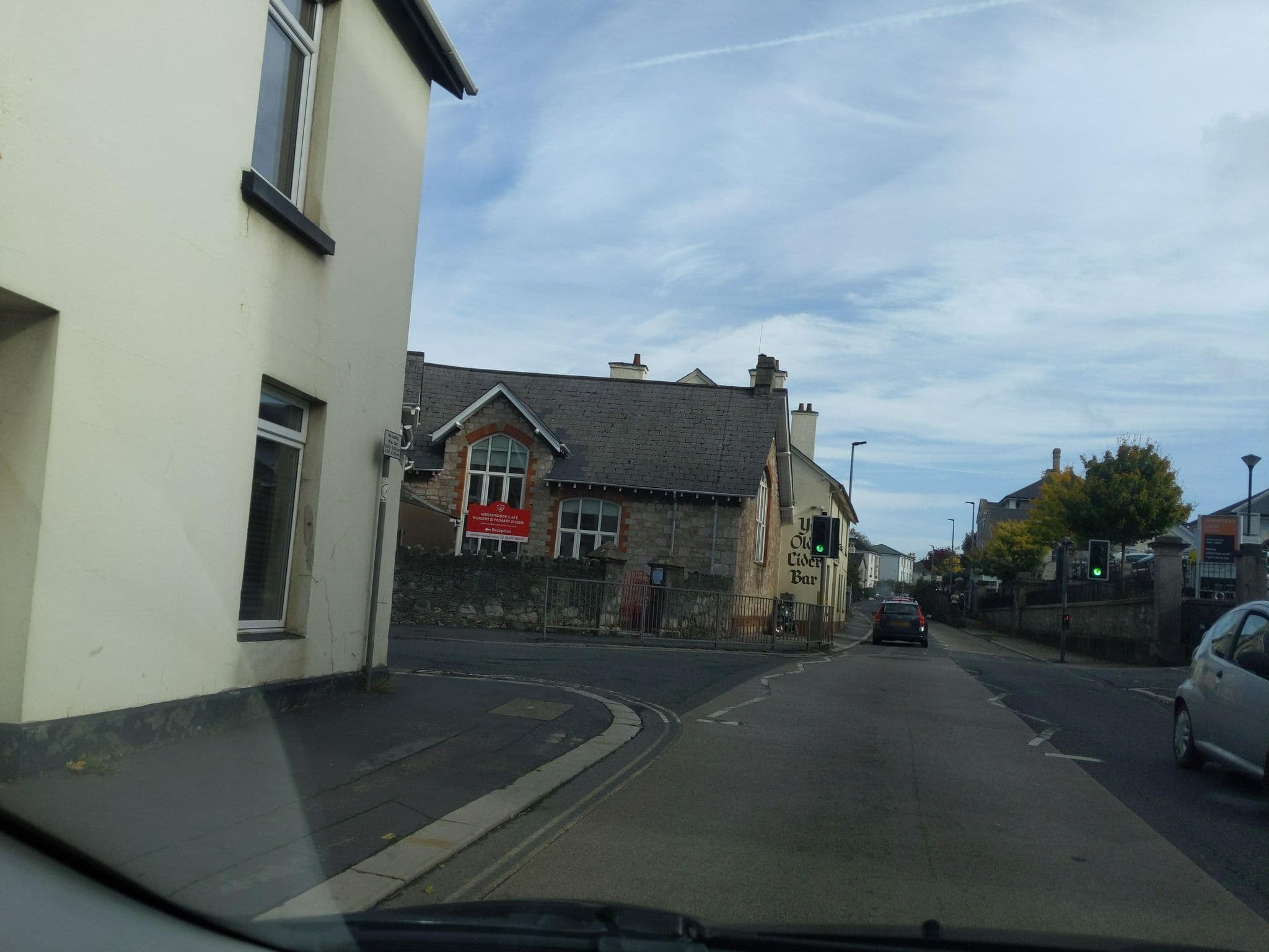 Street view near Look Weep Farm Cottages, Newton Abbot — © WaggyDog (CC BY-SA · Mapillary)