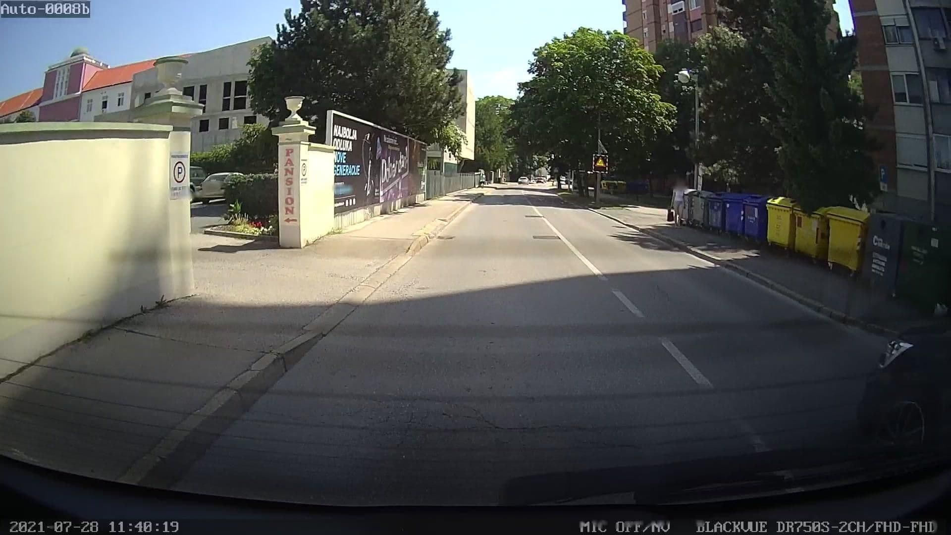 Street view near Pansion Maltar, Varaždin — © rdnnk (CC BY-SA · Mapillary)