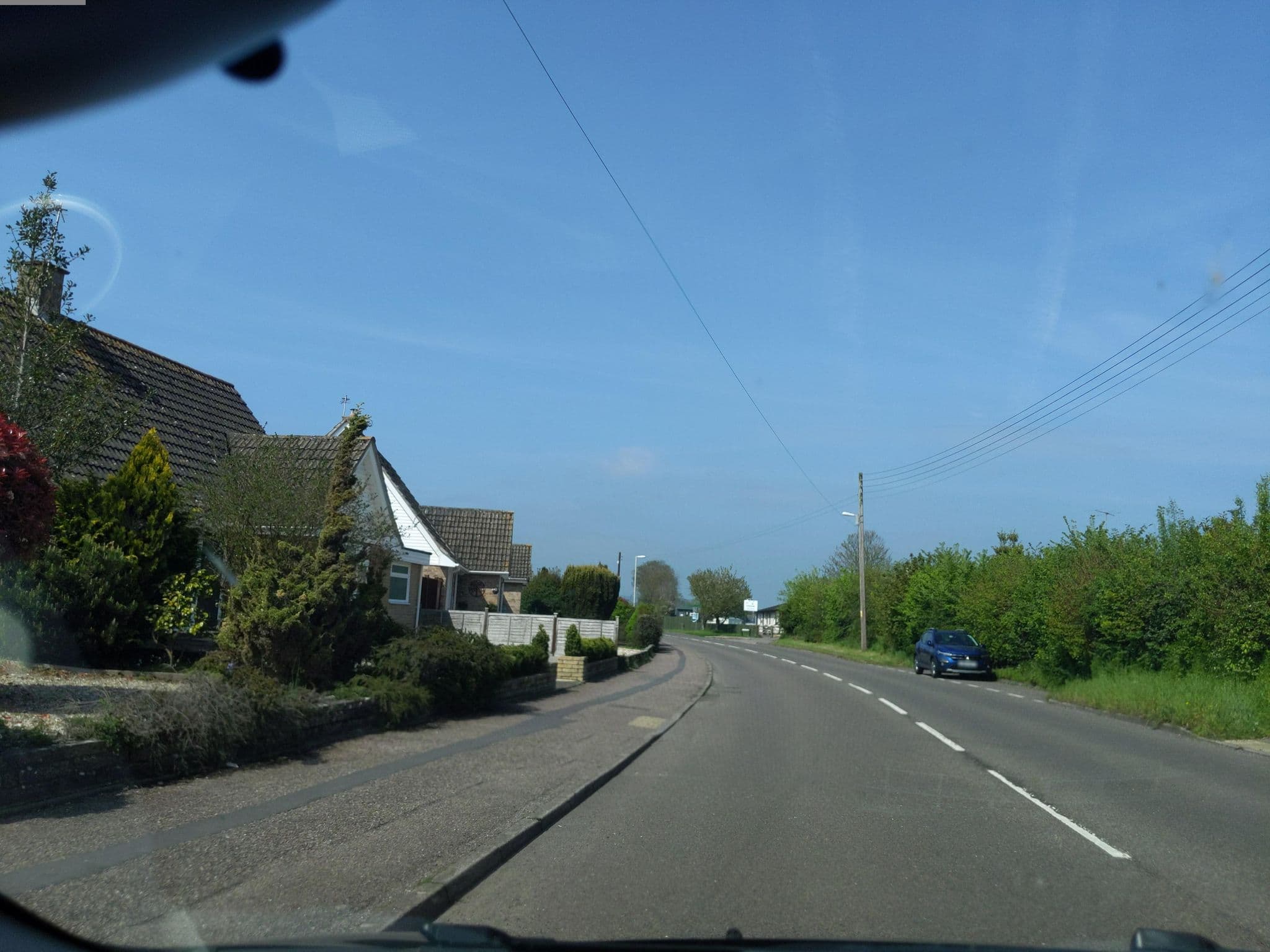 Street view near Axevale Caravan Park, Seaton — © WaggyDog (CC BY-SA · Mapillary)