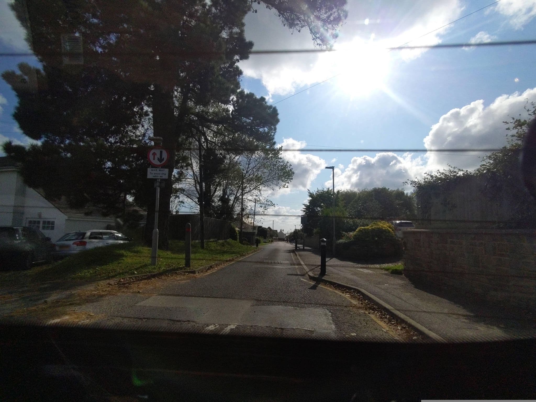 Street view near Hensleigh, Charmouth — © WaggyDog (CC BY-SA · Mapillary)