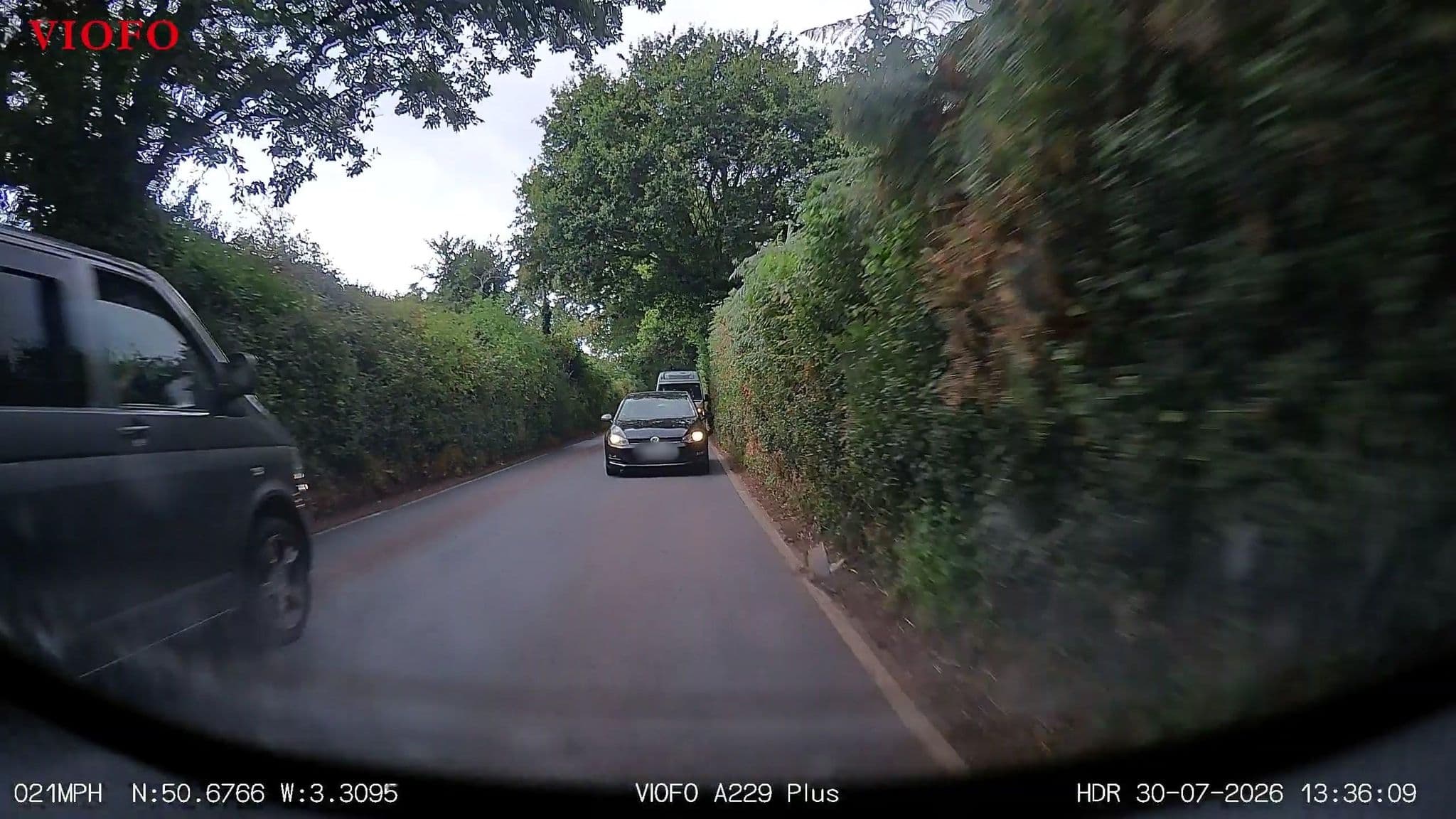 Street view near Drupe Farm Court Holiday Cottages, Newton Poppleford — © RyanBush (CC BY-SA · Mapillary)