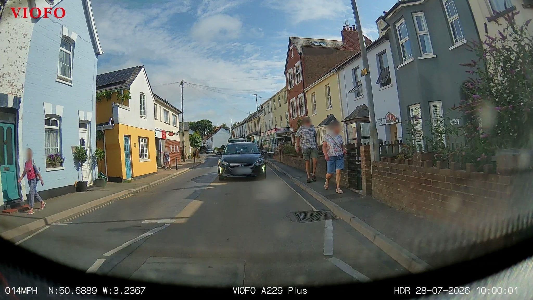 Street view near Fawlty Towers, Sidmouth — © RyanBush (CC BY-SA · Mapillary)