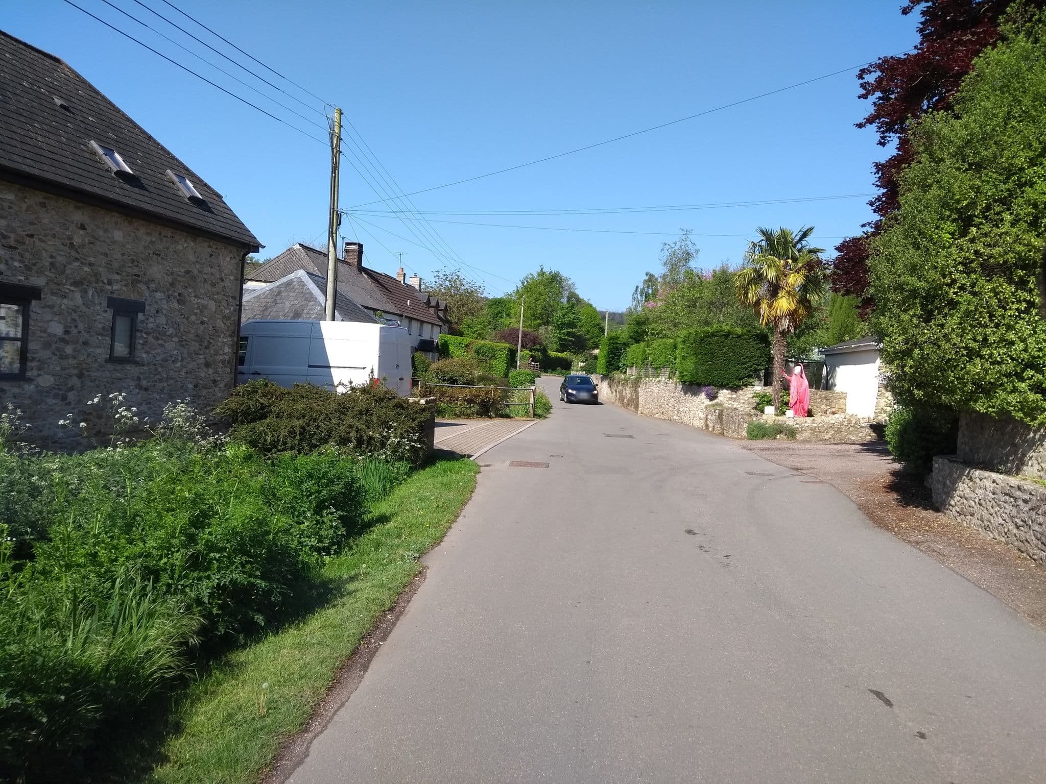 Street view near Kate's Farm Bed & Breakfast, Axminster — © ukchris (CC BY-SA · Mapillary)