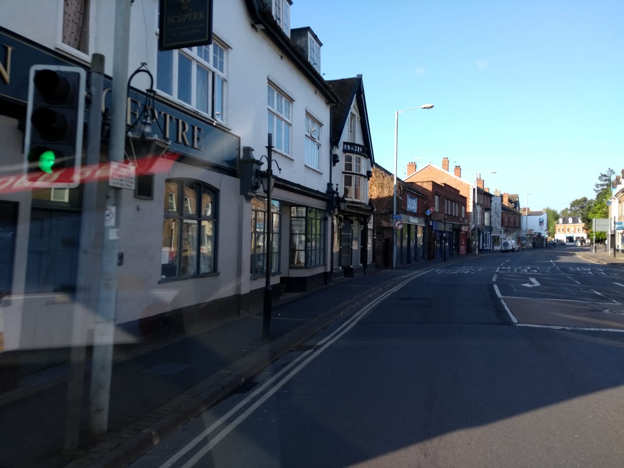 Street view near The Crown & Sceptre, Taunton — © ukchris (CC BY-SA · Mapillary)