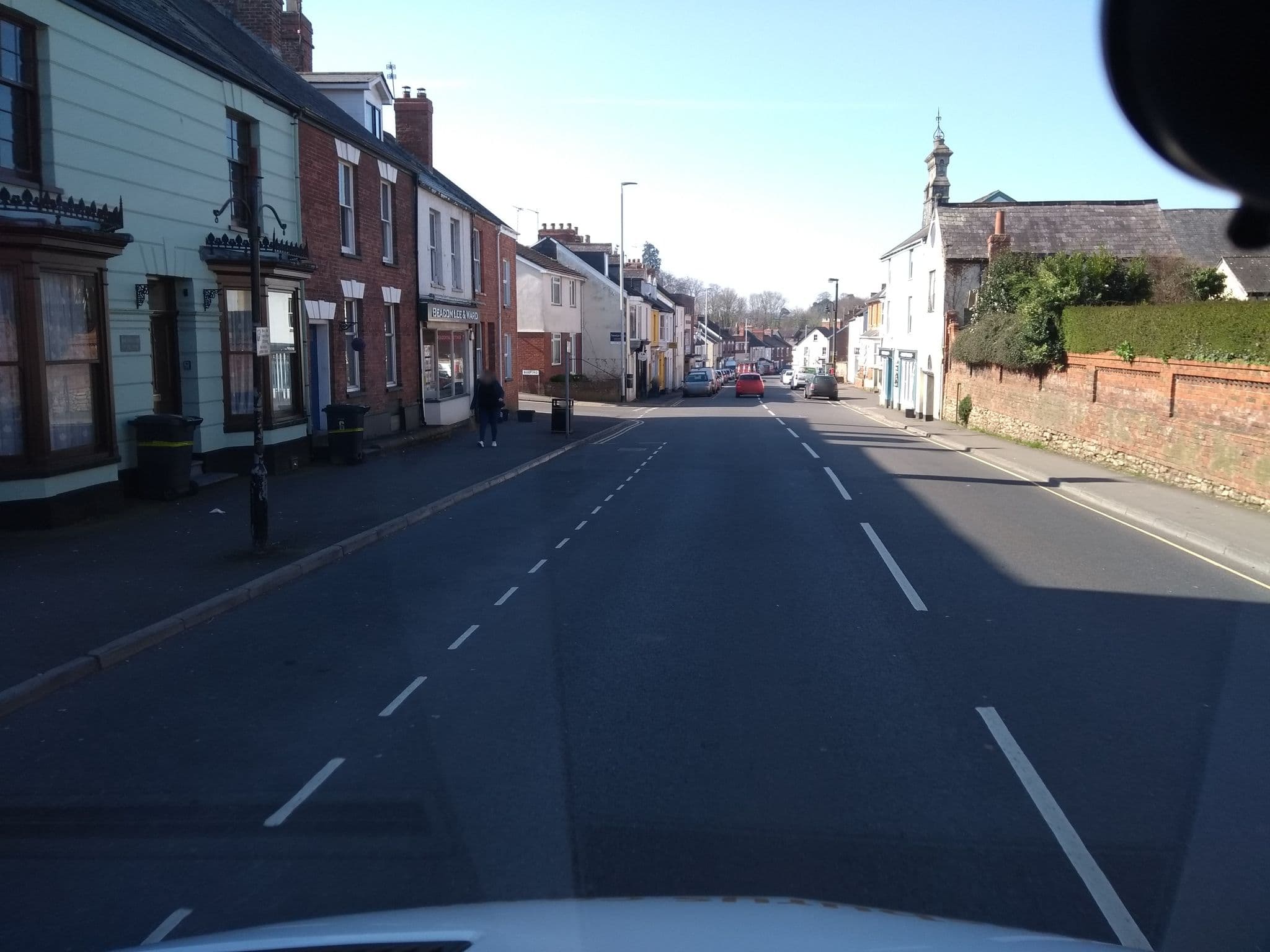 Street view near The Blue Mantle, Milverton — © ukchris (CC BY-SA · Mapillary)