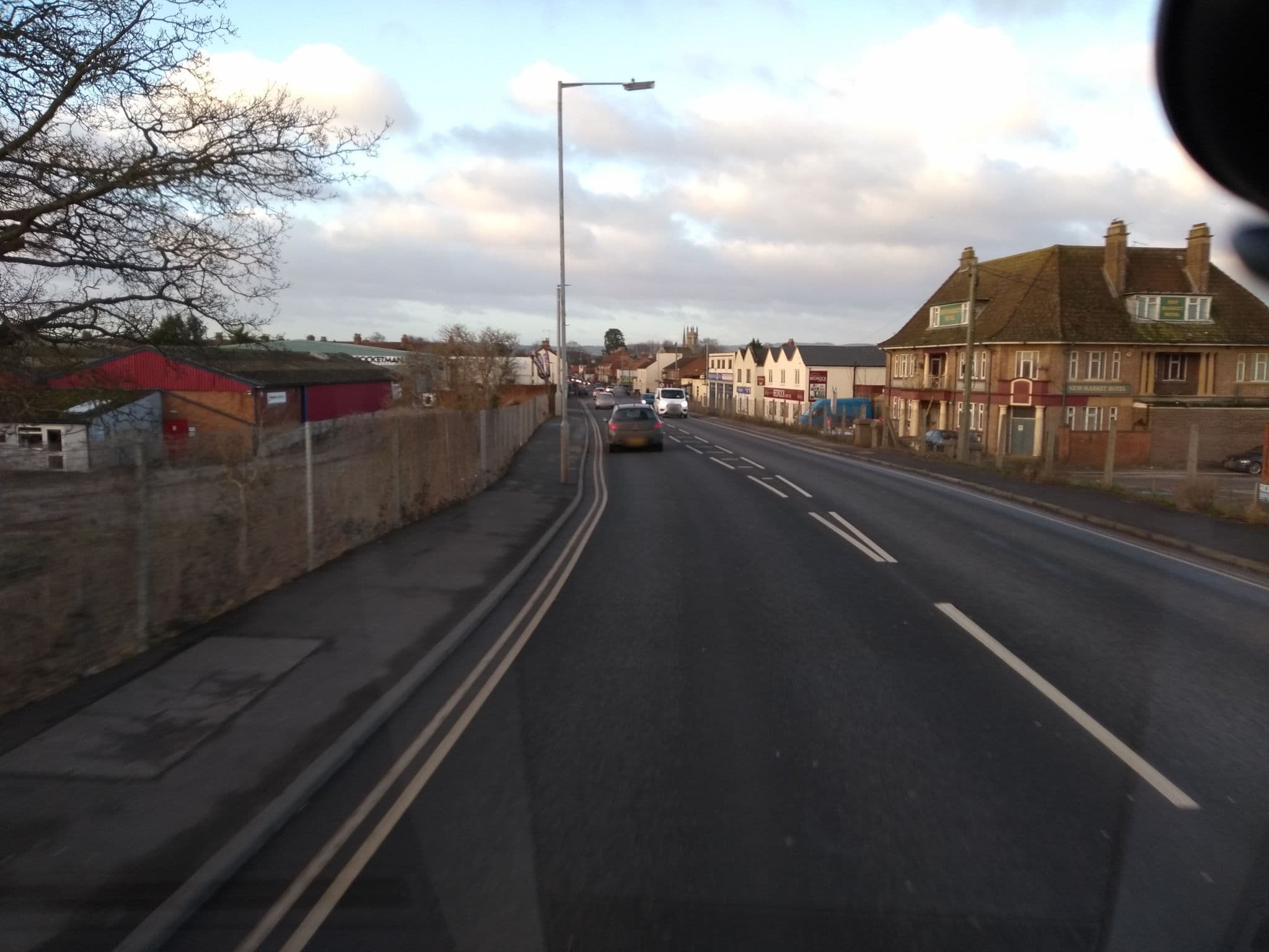 Street view near Newmarket Hotel, Bridgwater — © ukchris (CC BY-SA · Mapillary)