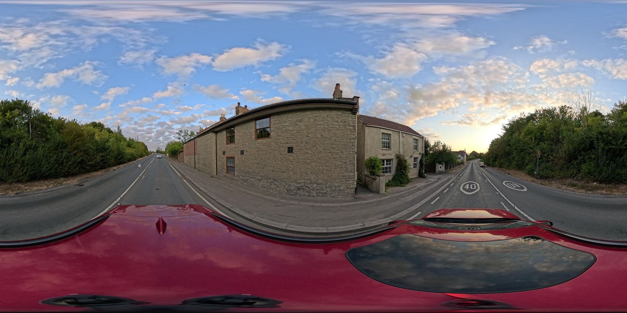 Street view near Knowle Manor Guest House, Woolavington — © southglos (CC BY-SA · Mapillary)