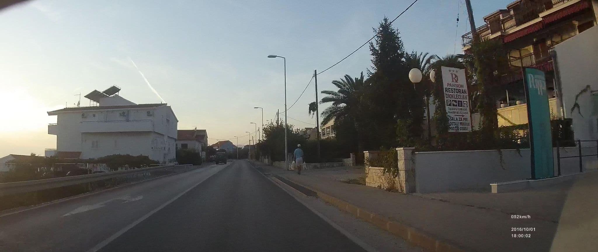 Street view near Pansion Restaurant Dioklecijan, Podstrana — © idelac (CC BY-SA · Mapillary)