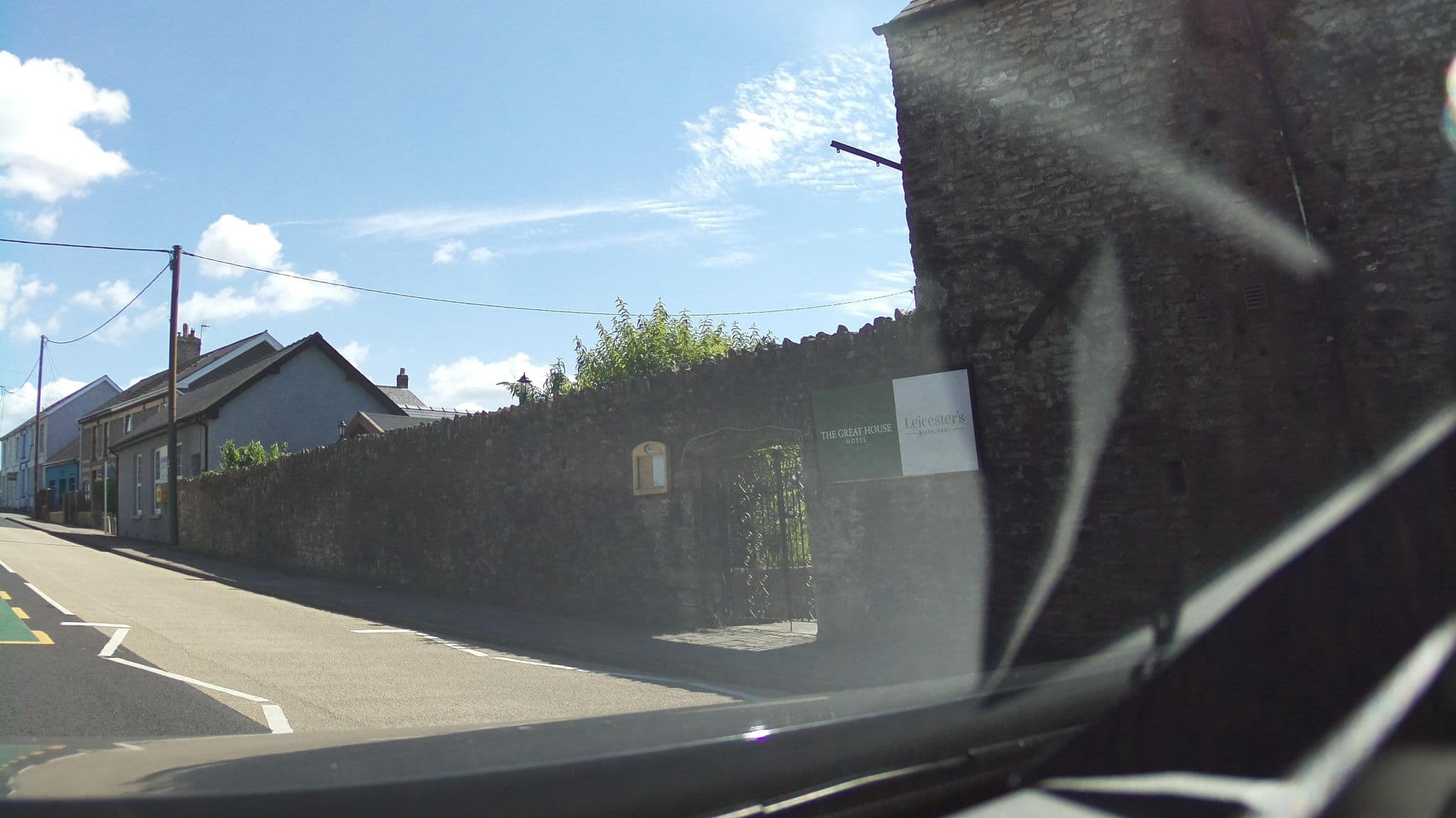 Street view near The Great House Hotel Bridgend, Bridgend — © southglos (CC BY-SA · Mapillary)
