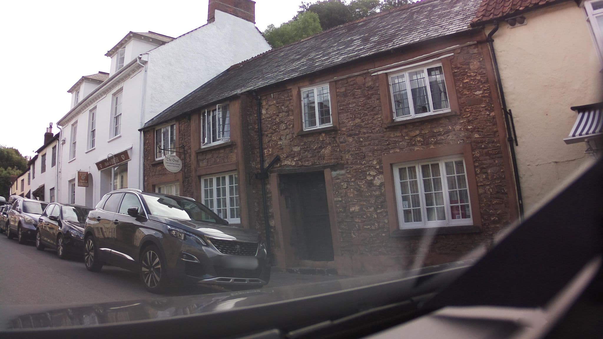Street view near The Oval, Dunster, Minehead — © southglos (CC BY-SA · Mapillary)
