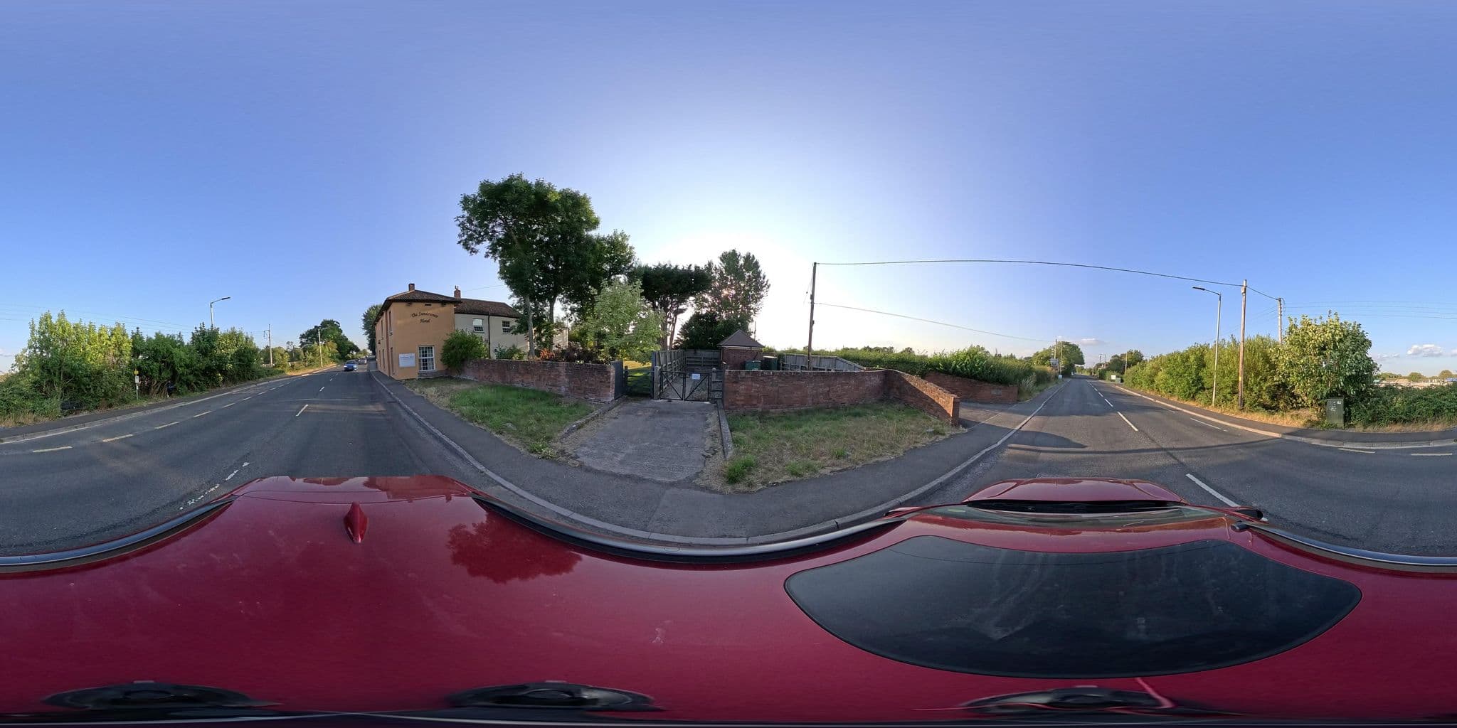 Street view near Sundowner Hotel Highbridge, Huntspill — © southglos (CC BY-SA · Mapillary)