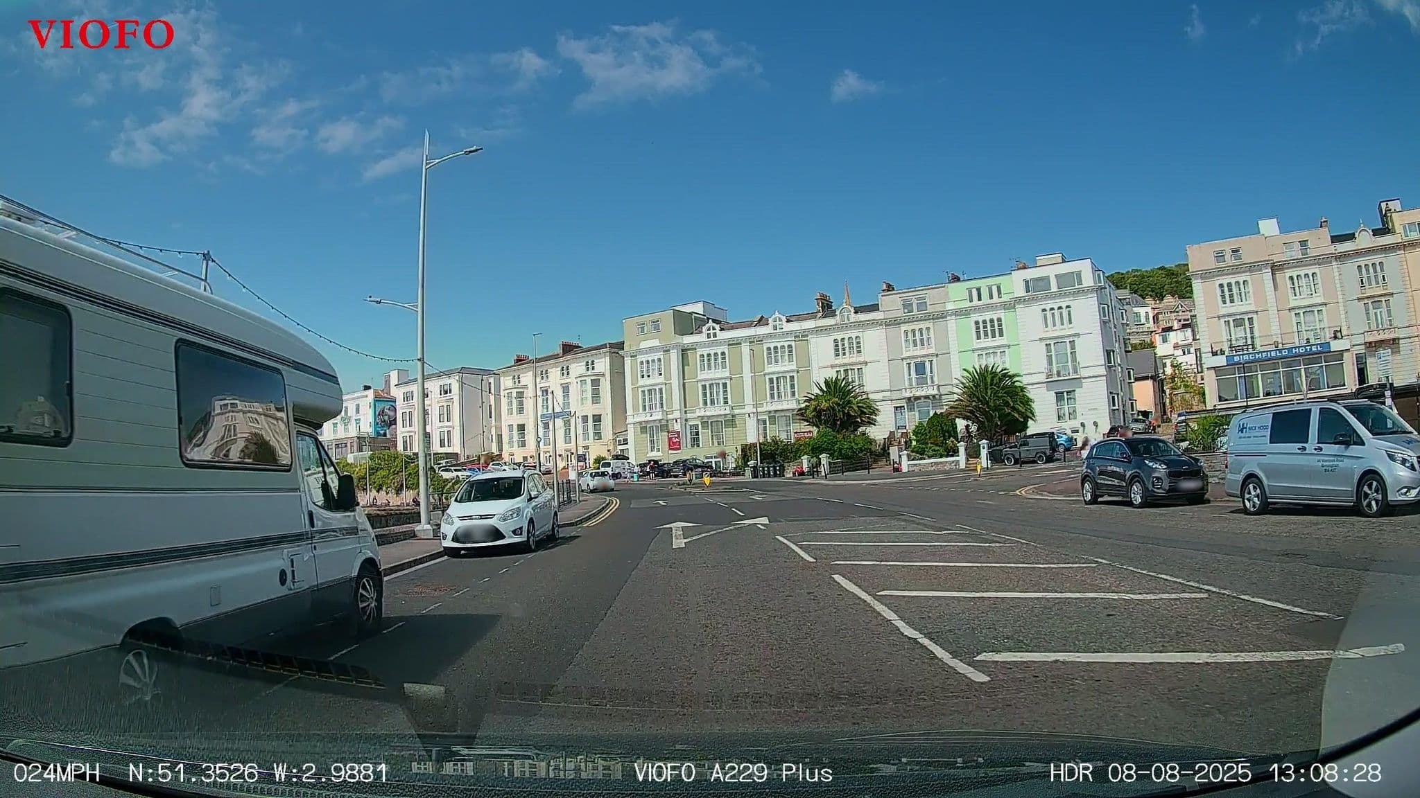 Street view near Bay Holiday Apartments, Weston-super-Mare — © RyanBush (CC BY-SA · Mapillary)