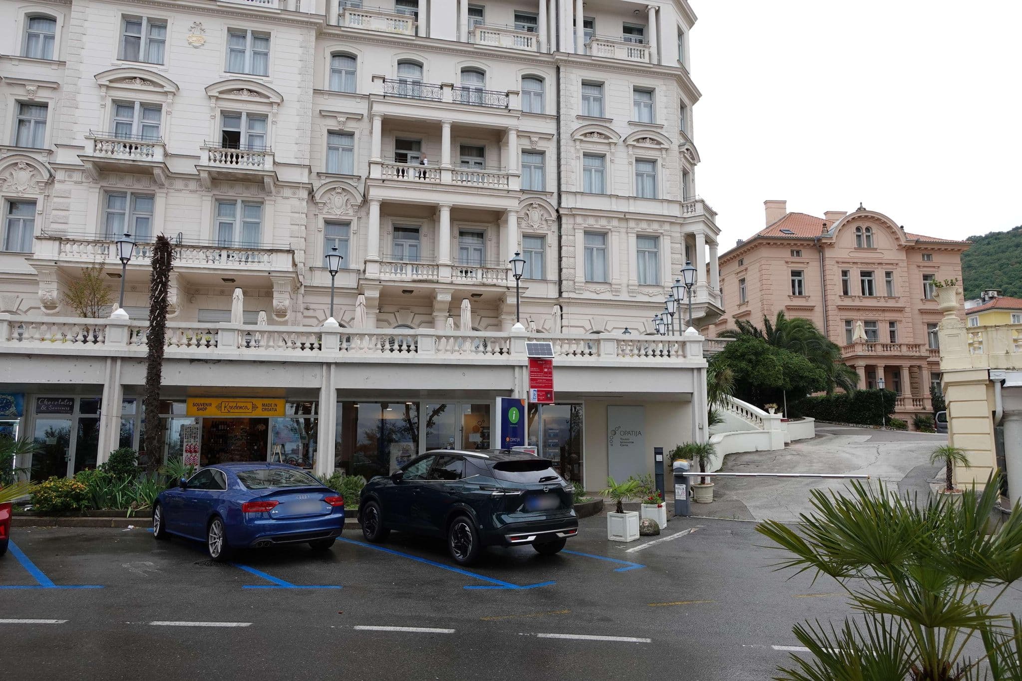 Street view near Grand Hotel Palace, Opatija — © rogrue (CC BY-SA · Mapillary)